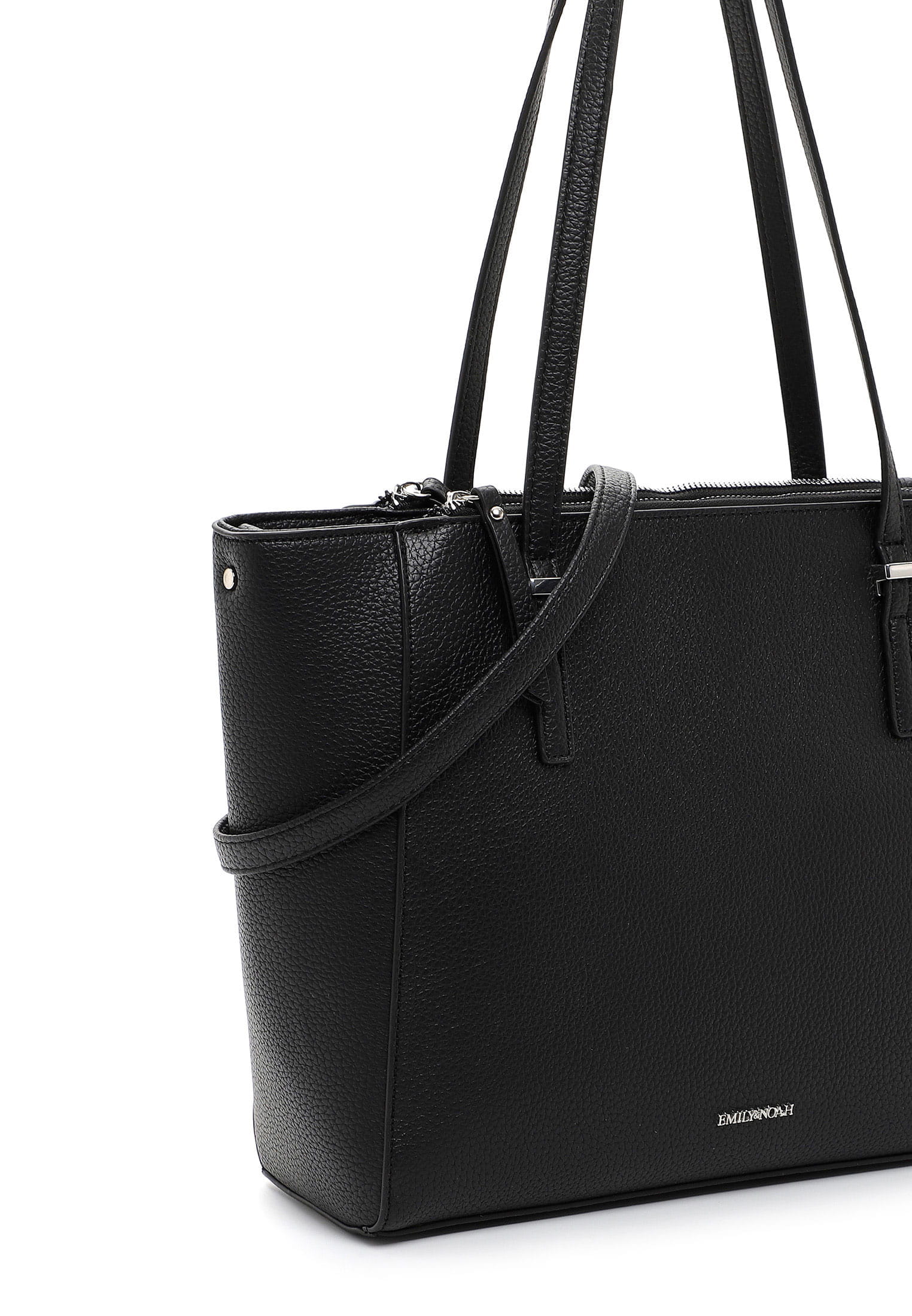 64356100_08 EMILY & NOAH Shopper E&N Ella mittel Schwarz 64356100 black 100