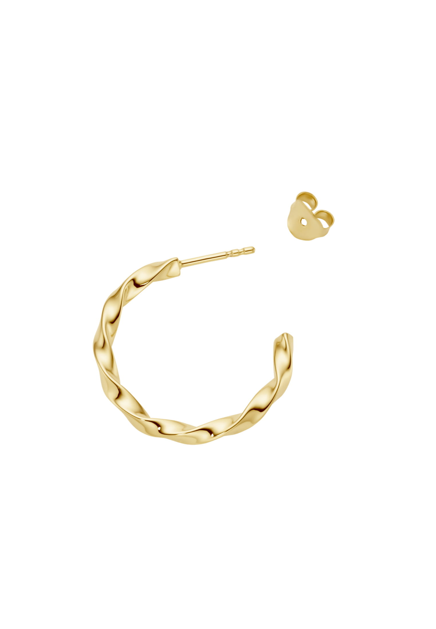 210003591002_05 SURI FREY Ohrstecker SFY Curly mittel Gold 210003591002 gelbgold 002