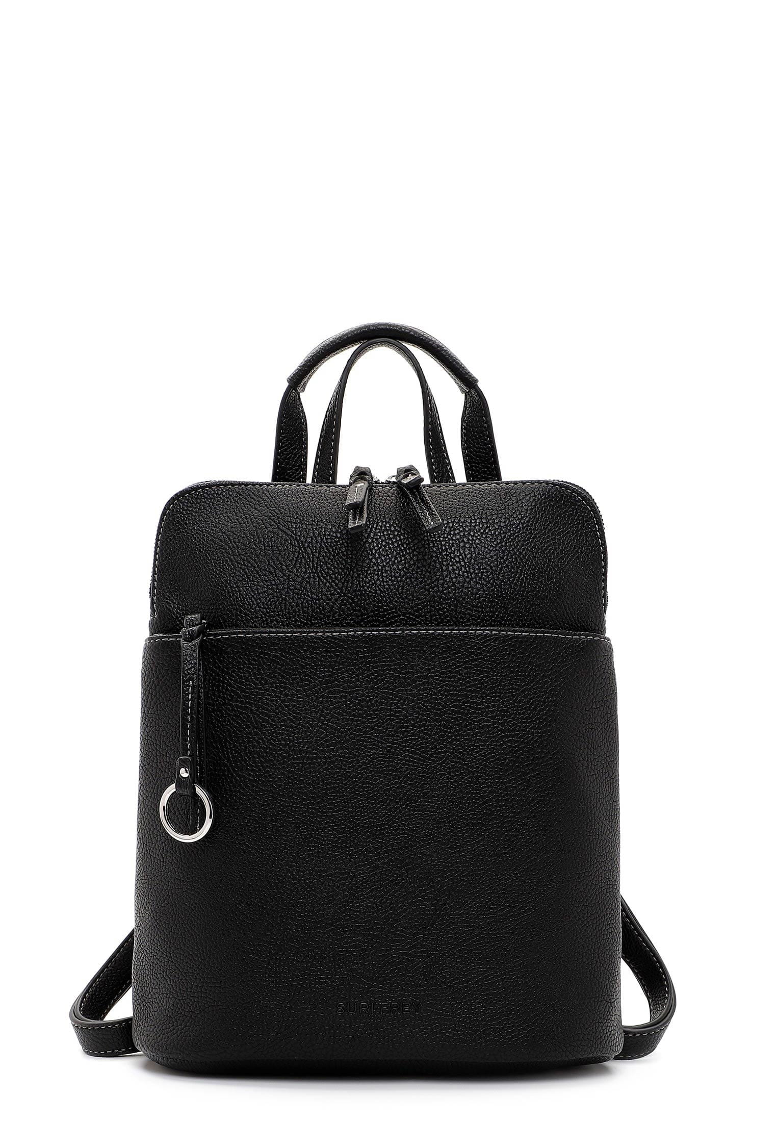 SURI FREY Rucksack Debby mittel Schwarz 13606100 black 100