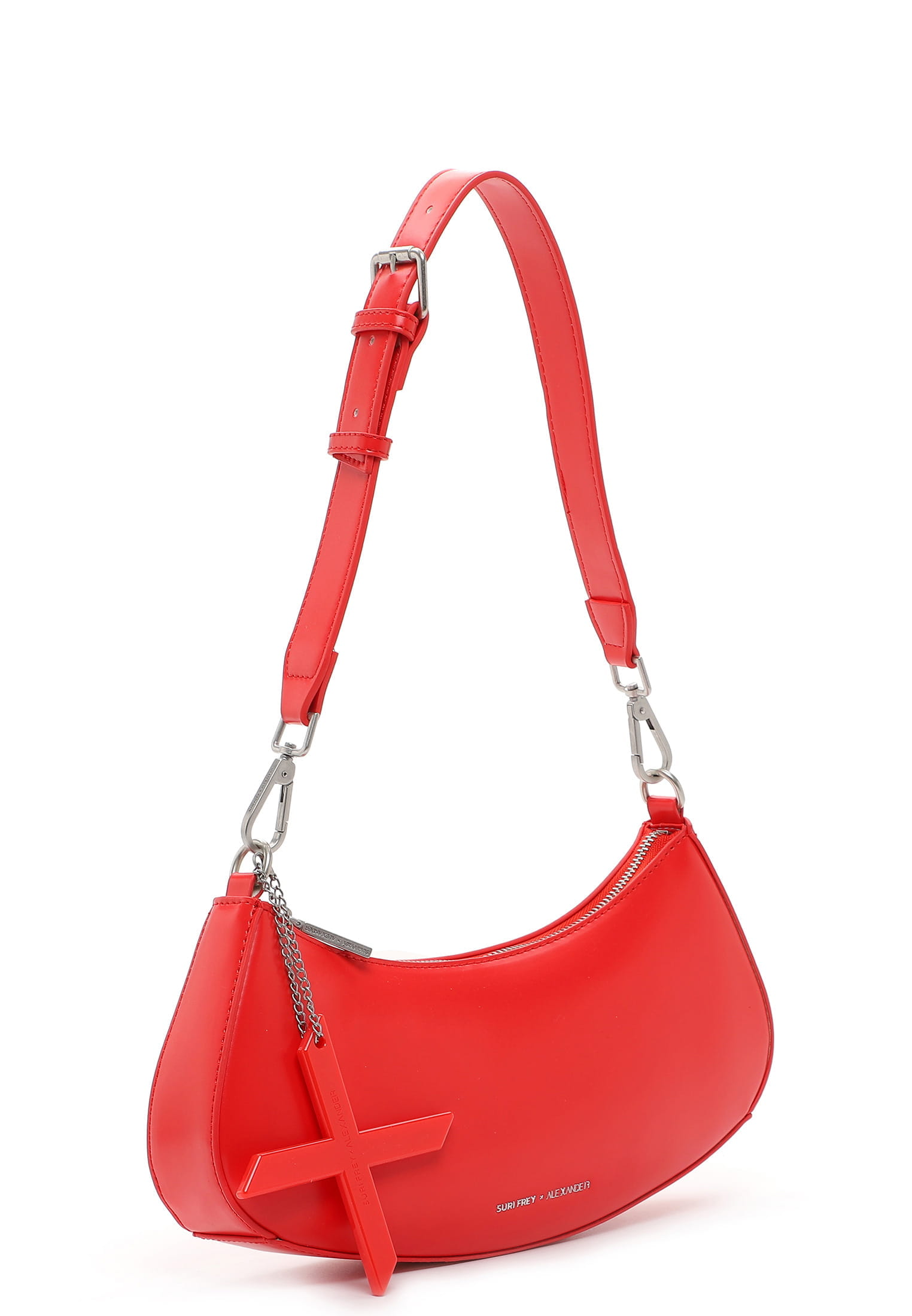 17020600_05 SURI FREY Umhängetasche SFY SURI FREY X ALEXANDER mittel Rot 17020600 red 600