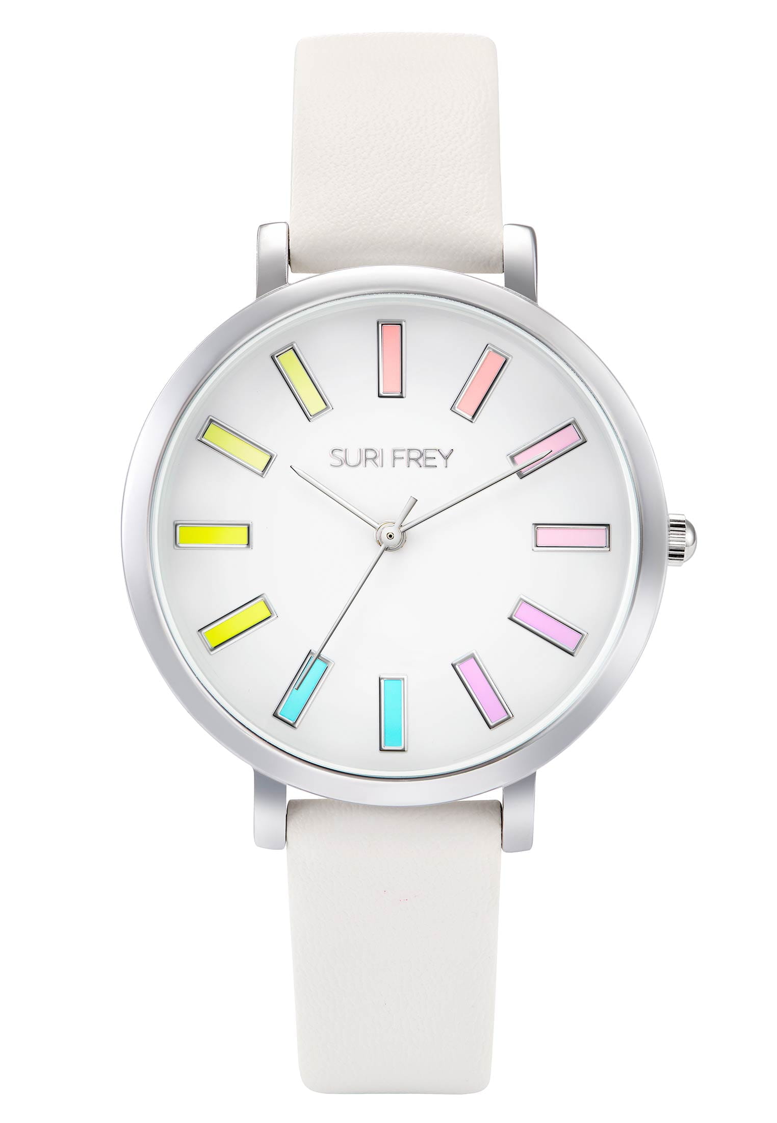 6054_01 SURI FREY Damenuhr Cindy Weiß 6054 weiß silber
