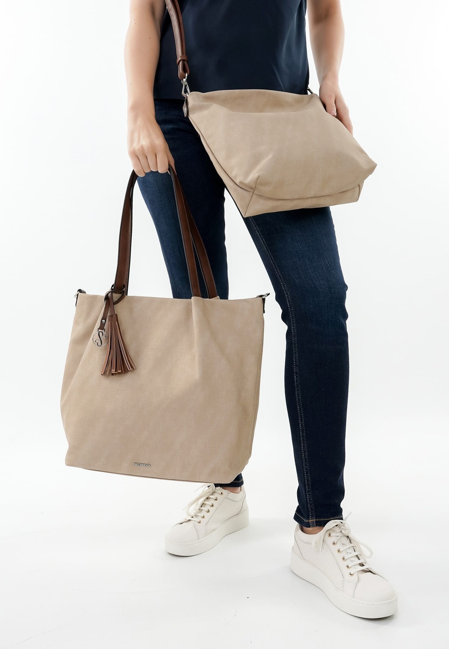 EMILY & NOAH Shopper E&N Elke groß Beige 62792907 taupe cognac 907