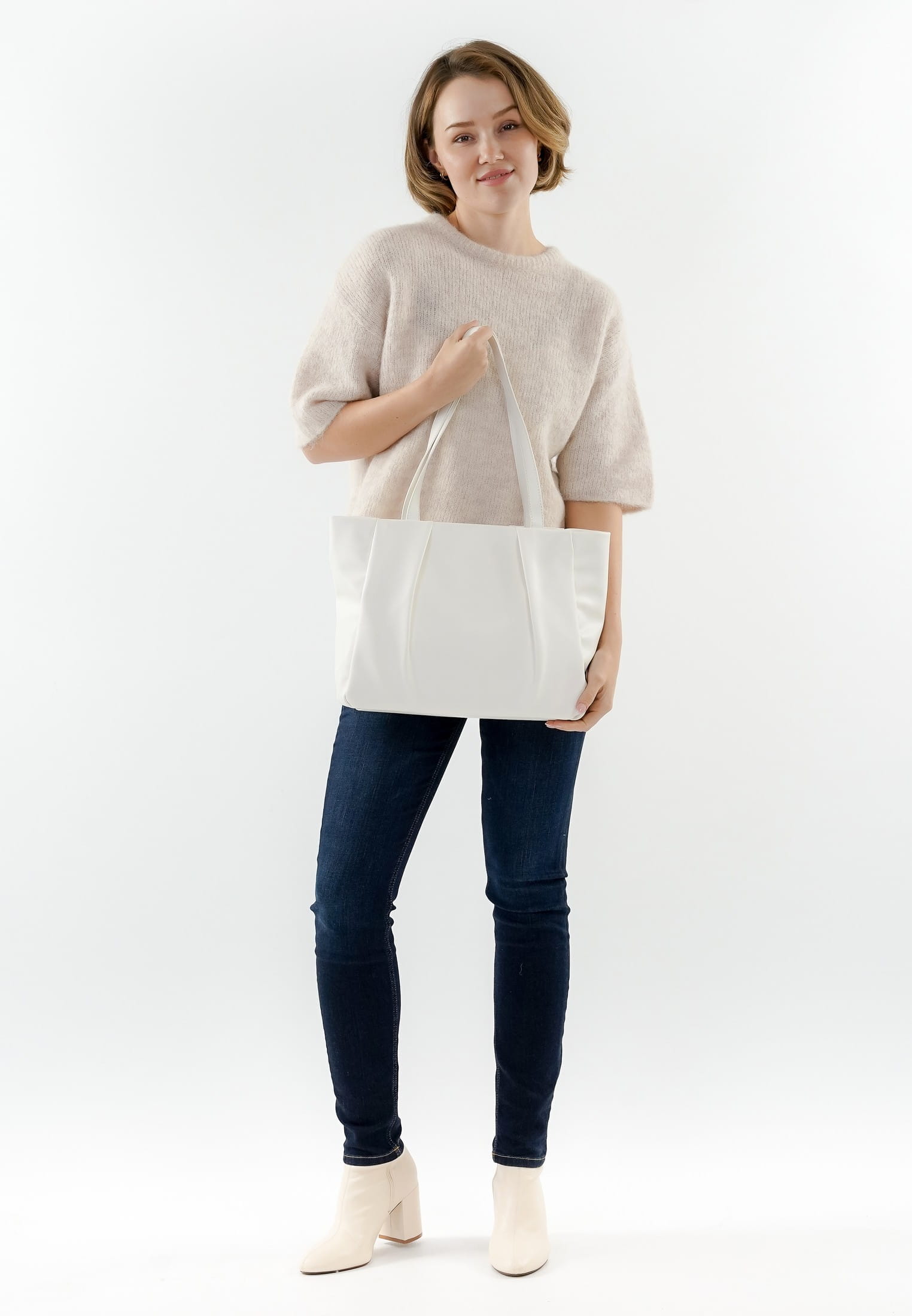 EMILY & NOAH Shopper E&N Cannes RUE 09 mittel Weiß 1341300 white 300