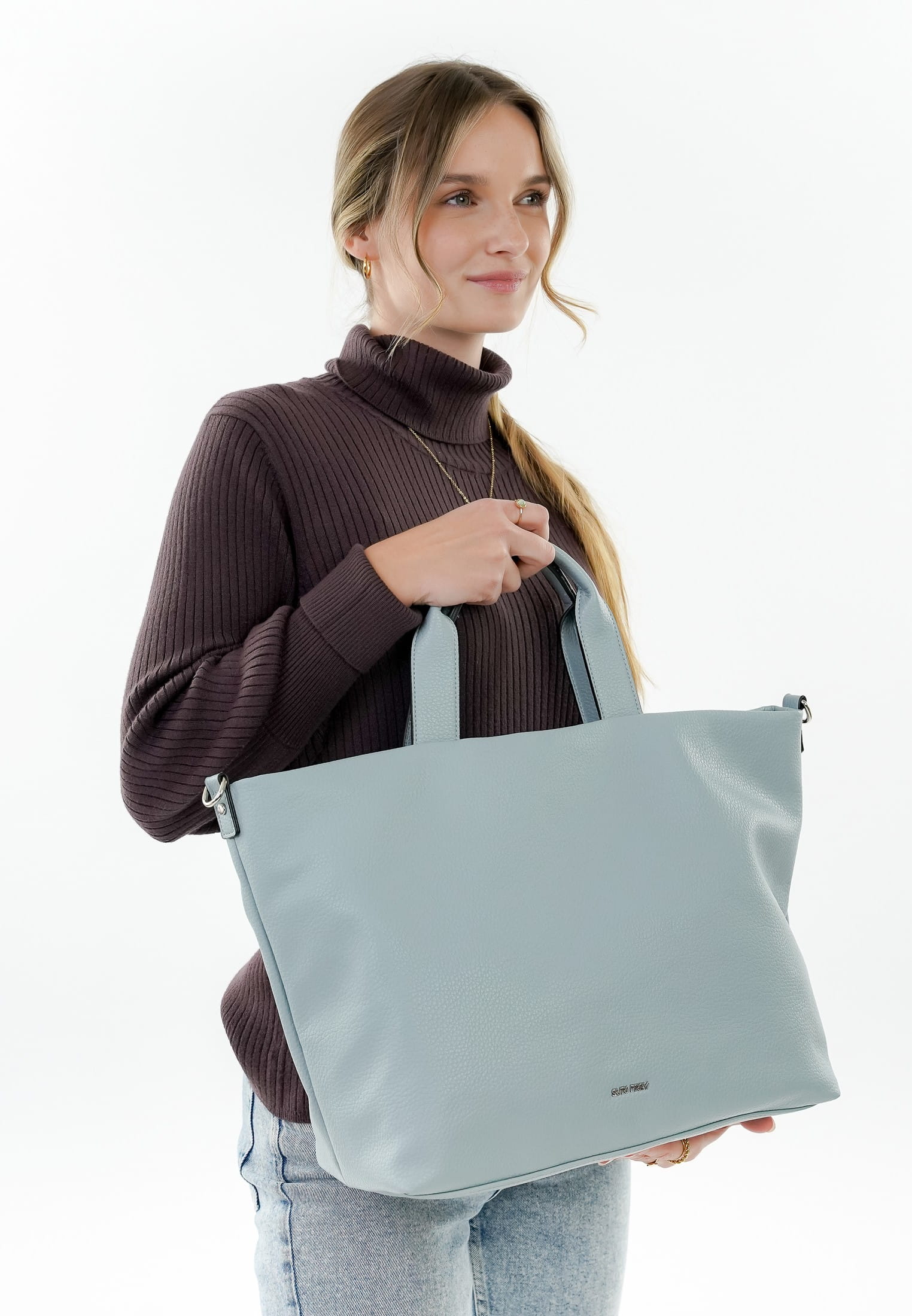 SURI FREY Shopper SFY Laury groß Blau 14255530 lightblue 530