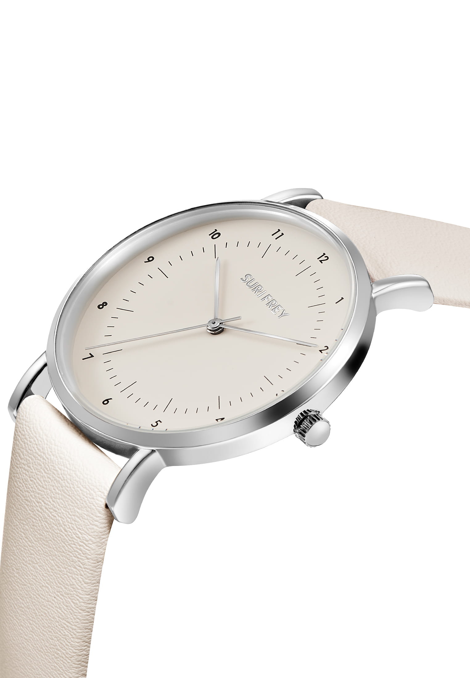 6075_05 SURI FREY Damenuhr SFY Sophy Beige 6075 creme