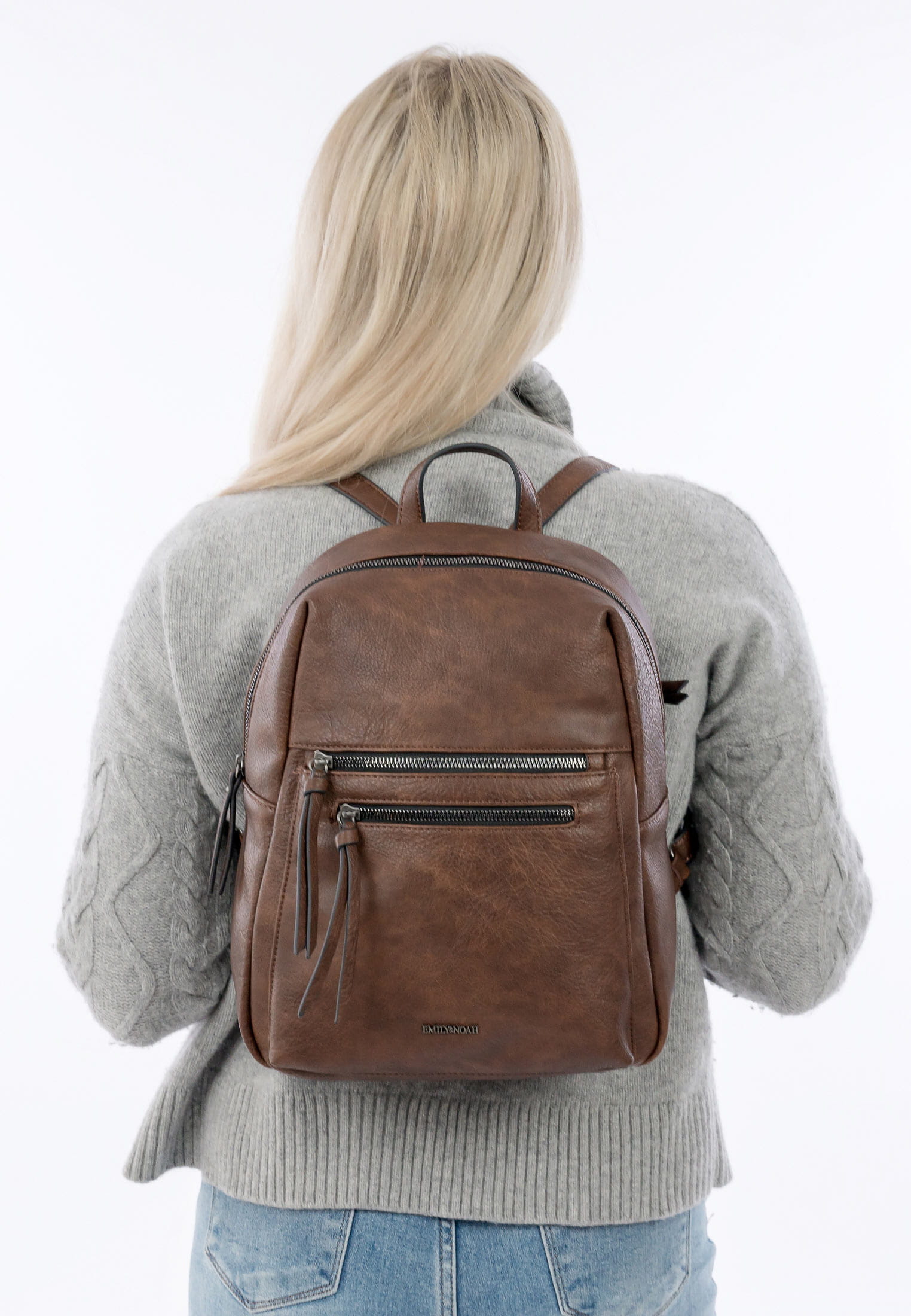 EMILY & NOAH Rucksack E&N Davina mittel Braun 64755700 cognac 700