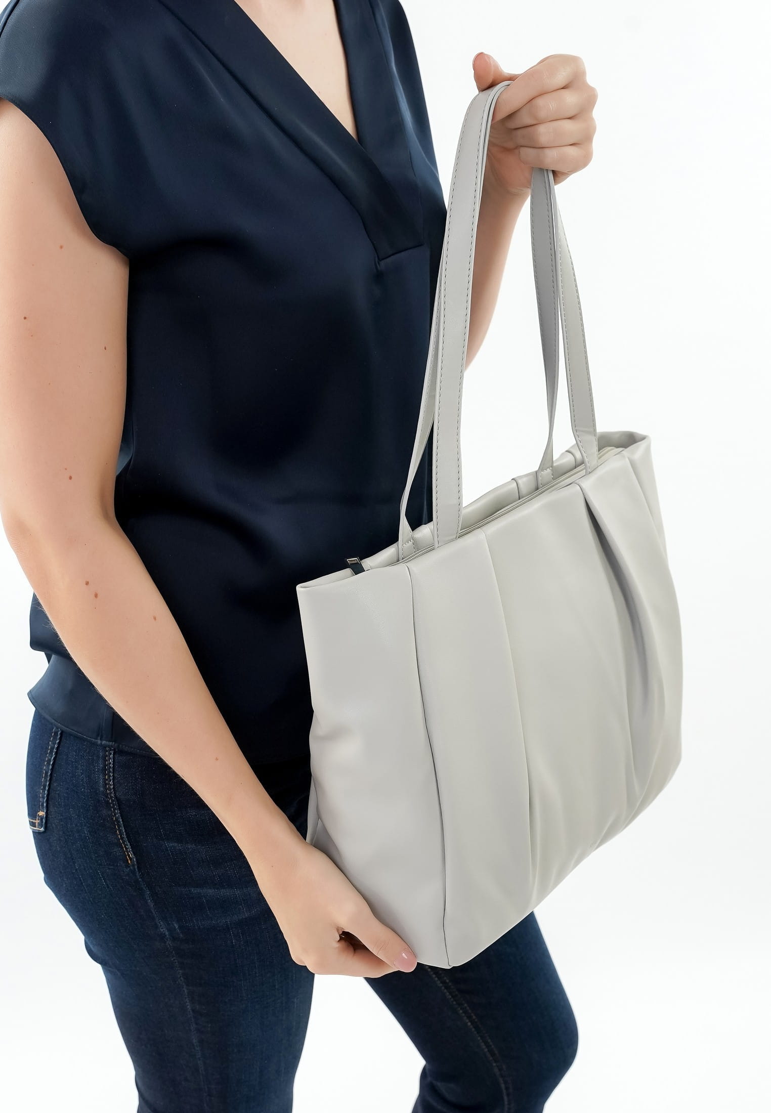 EMILY & NOAH Shopper E&N Cannes RUE 09 mittel Grau 1341810 lightgrey 810