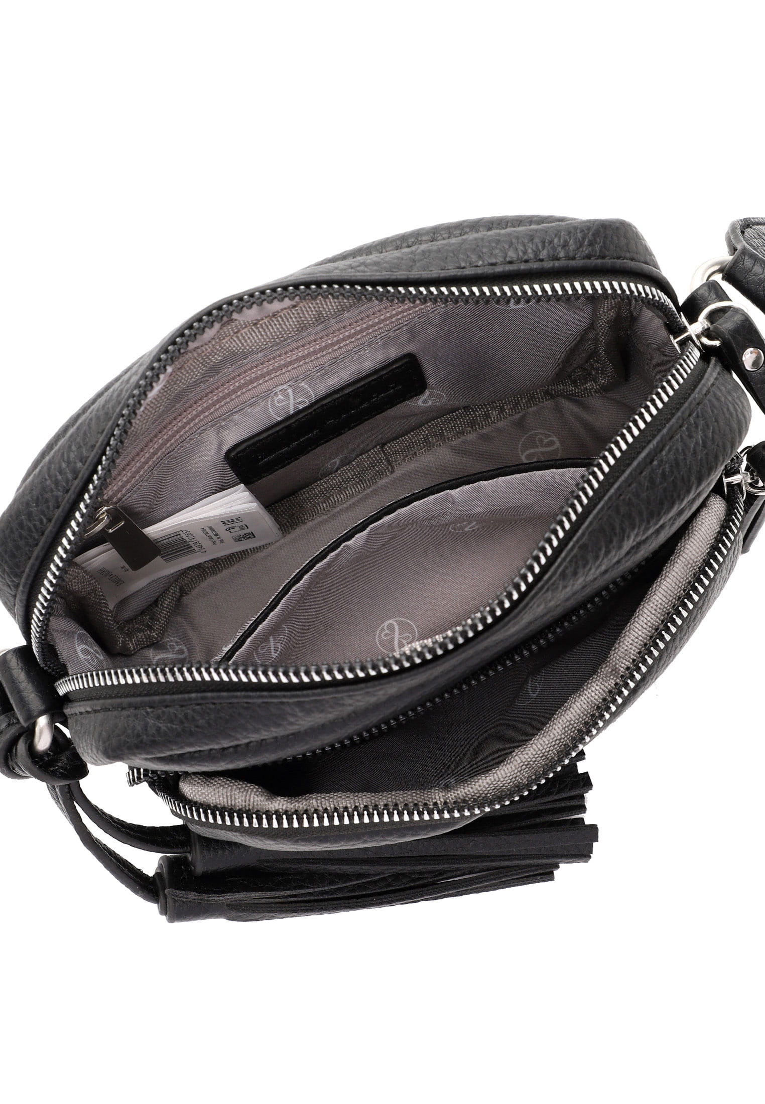 EMILY & NOAH Umhängetasche E&N Belli klein Schwarz 64560101 black-mat 101