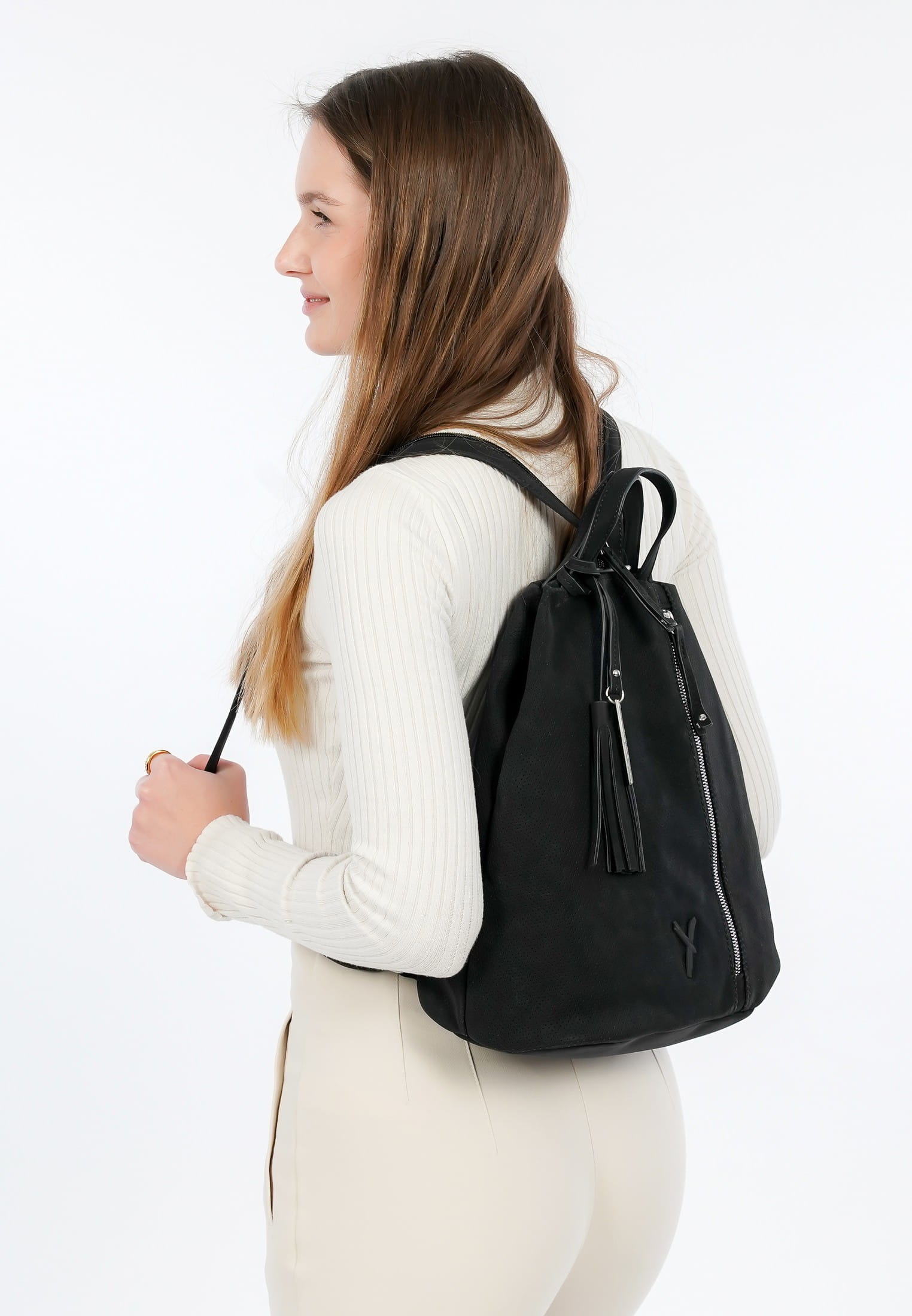 12410100_04 SURI FREY Rucksack Romy mittel Schwarz 12410100 black 100