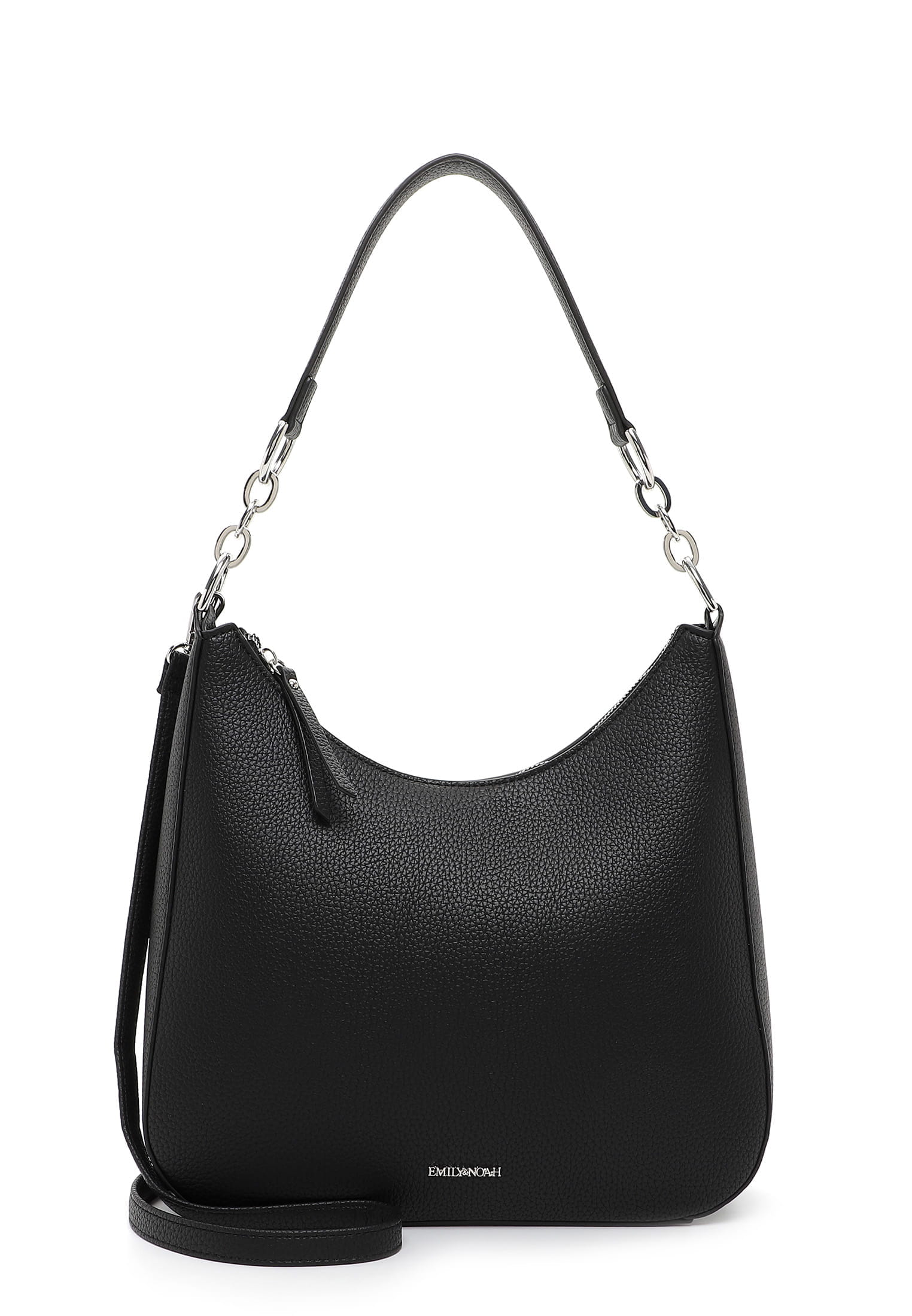 64354100_01 EMILY & NOAH Beutel E&N Ella mittel Schwarz 64354100 black 100