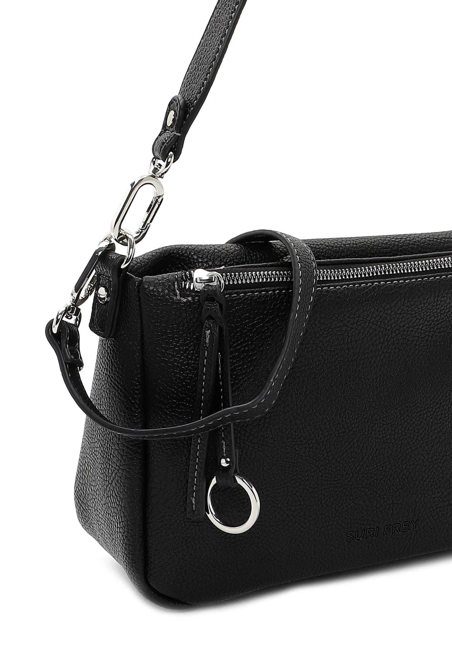 13601100_08 SURI FREY Umhängetasche Debby mittel Schwarz 13601100 black 100