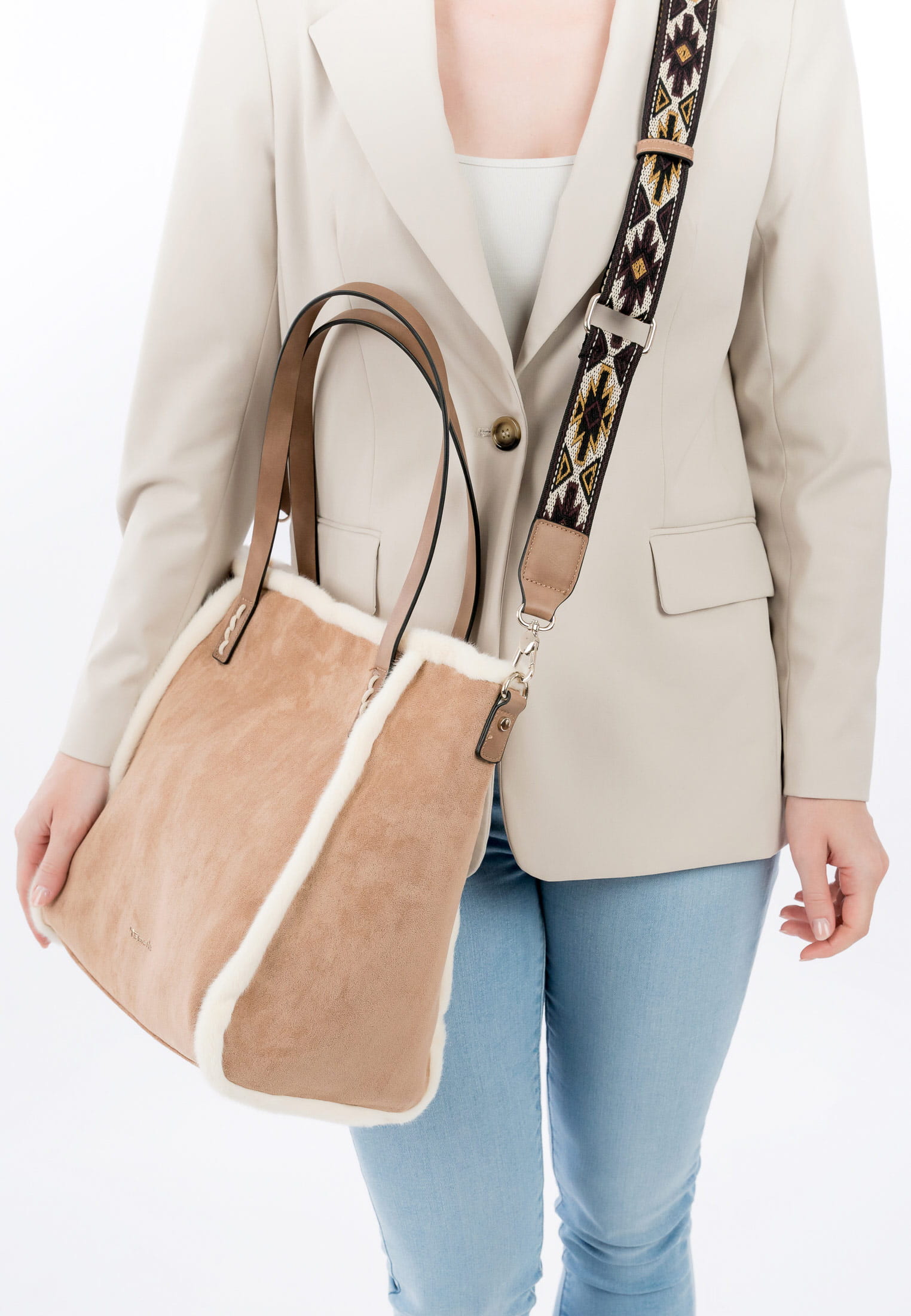 Tamaris Shopper TAS Charlie groß Beige 33394420 sand 420