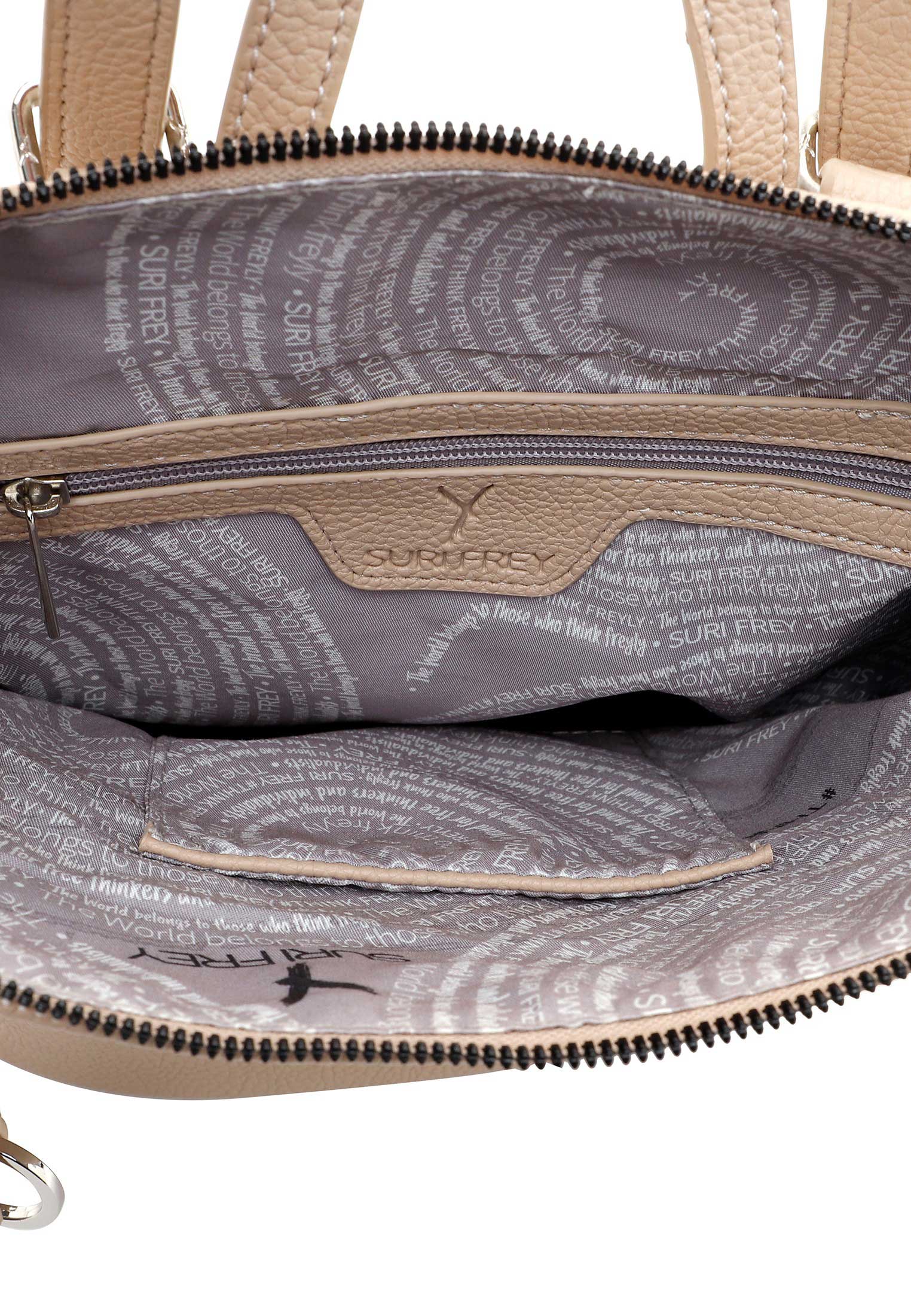 13606420_07 SURI FREY Rucksack Debby mittel Beige 13606420 sand 420