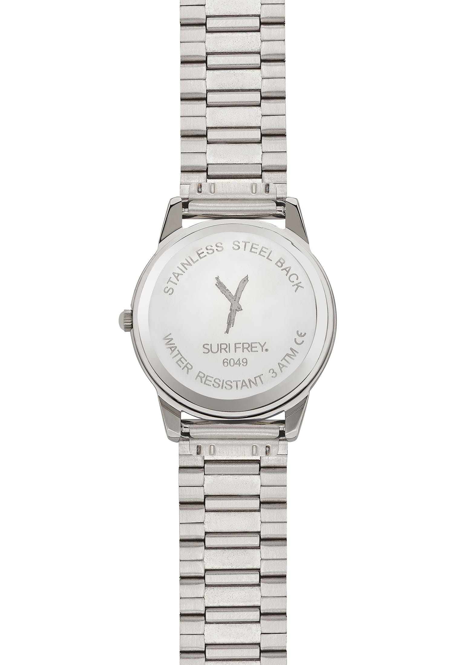 6049_08 SURI FREY Damenuhr Jessy Silber 6049 silber braun