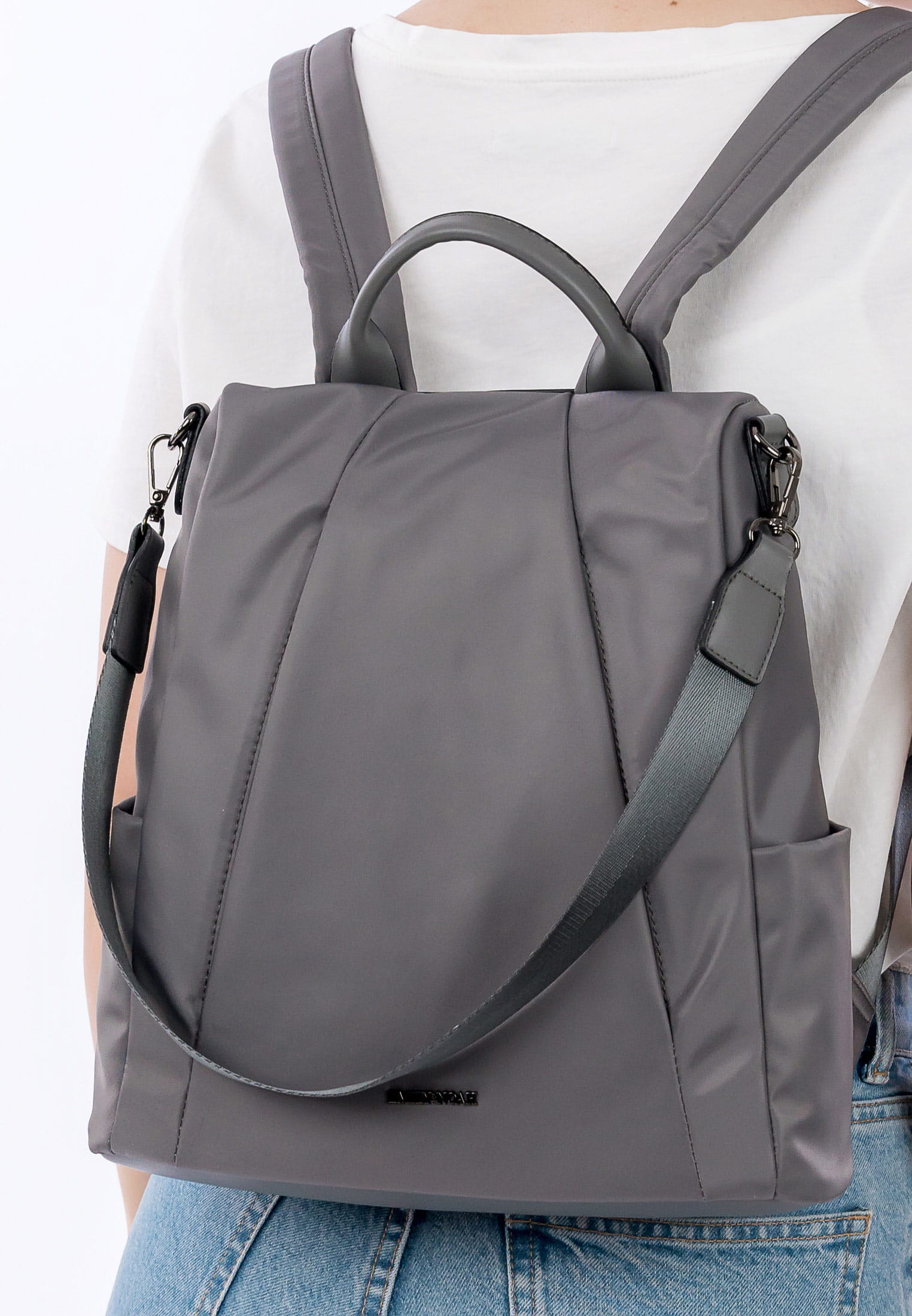 EMILY & NOAH Rucksack E&N Dena mittel Grau 64570850 stone 850