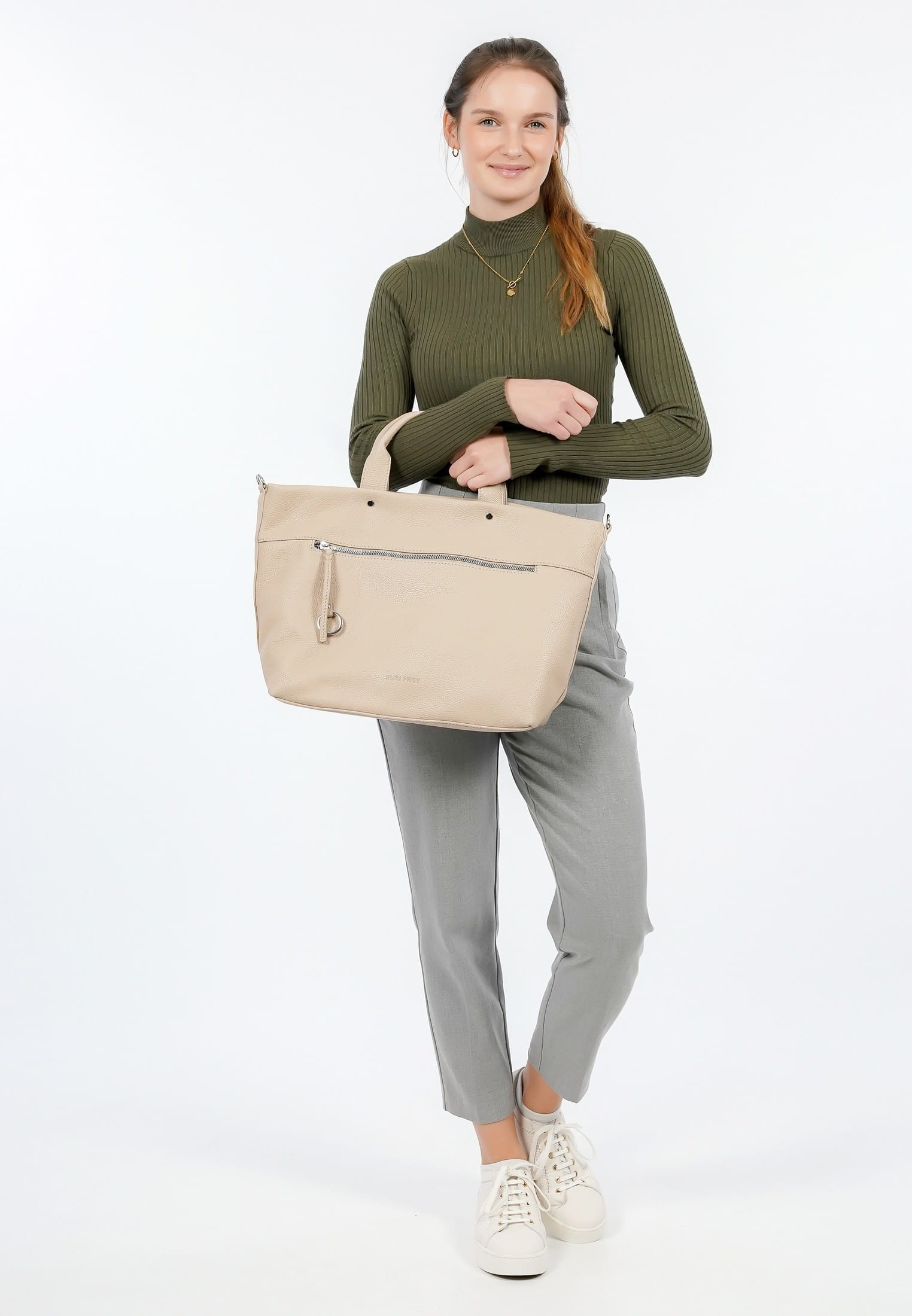 SURI FREY Shopper Debby groß Beige 13605420 sand 420