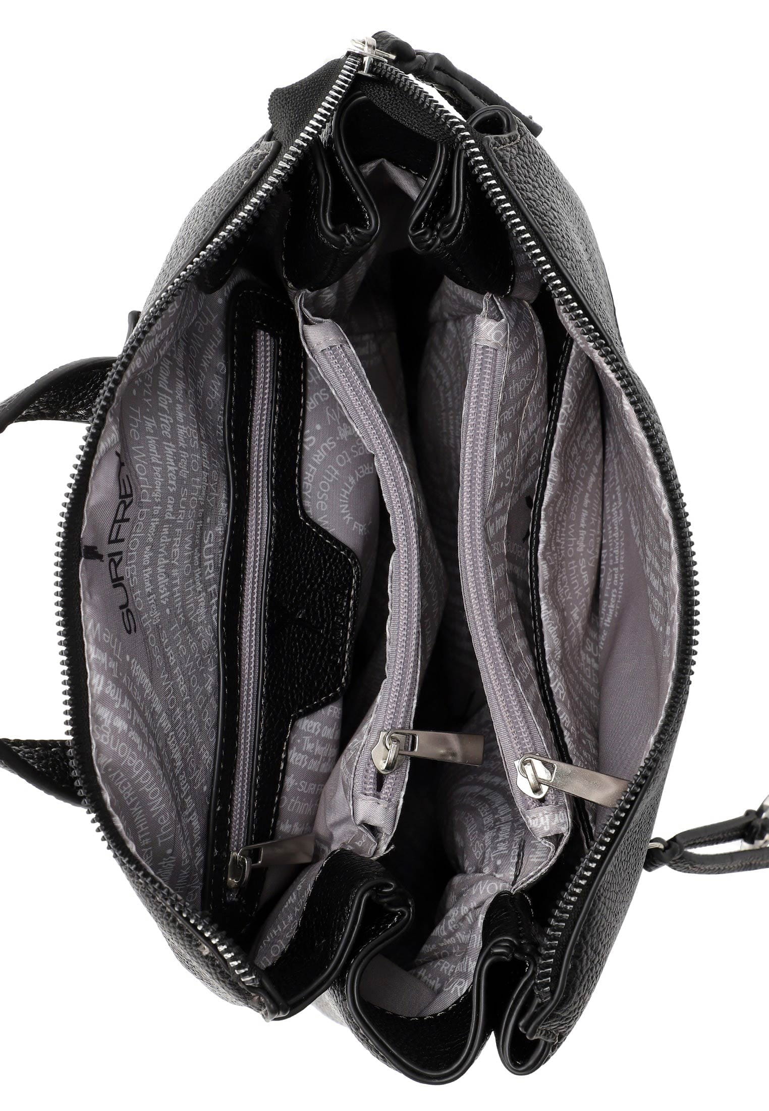 14141100_07 SURI FREY Rucksack SFY Debby mittel Schwarz 14141100 black 100