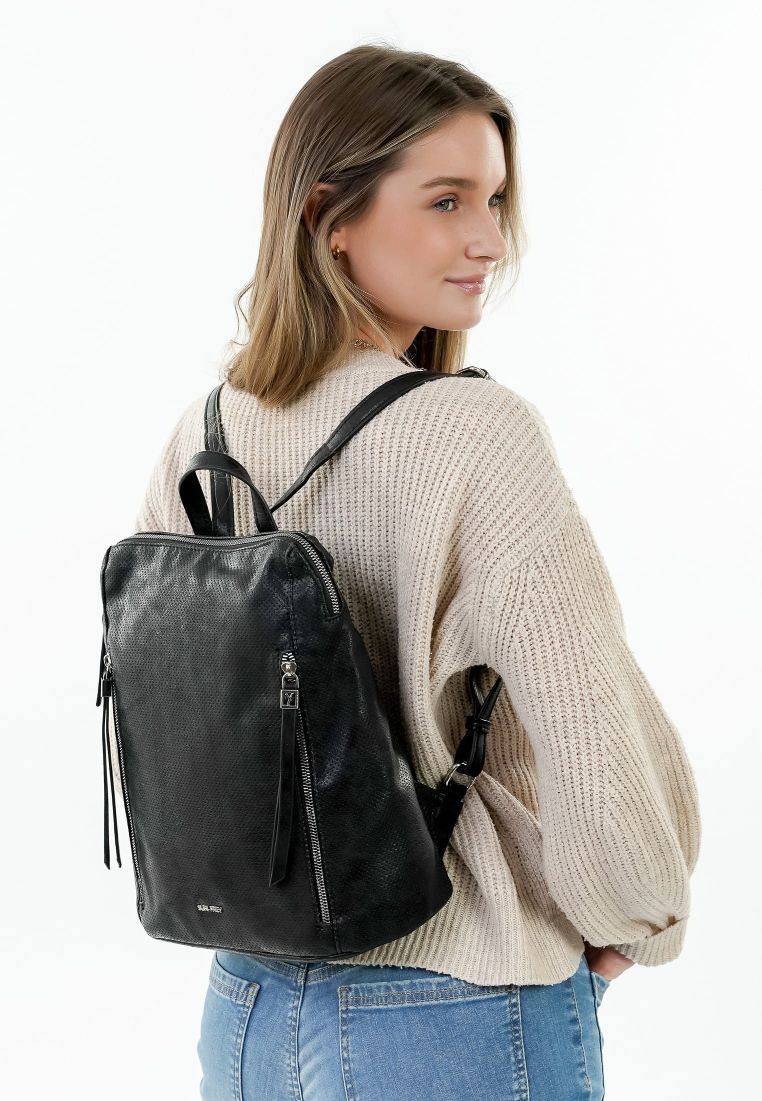 SURI FREY Rucksack SFY Suzy mittel Schwarz 14316100 black 100