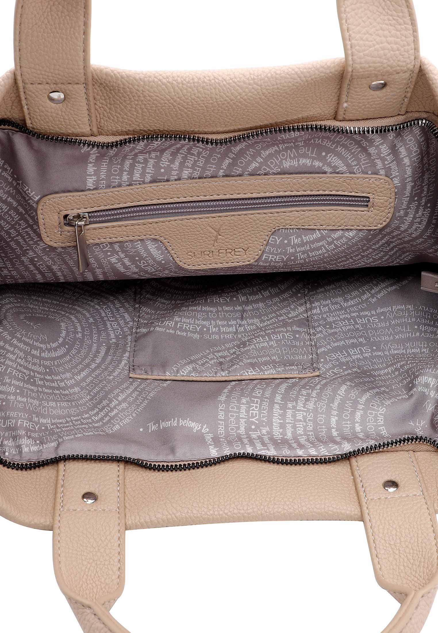 SURI FREY Shopper Debby groß Beige 13605420 sand 420