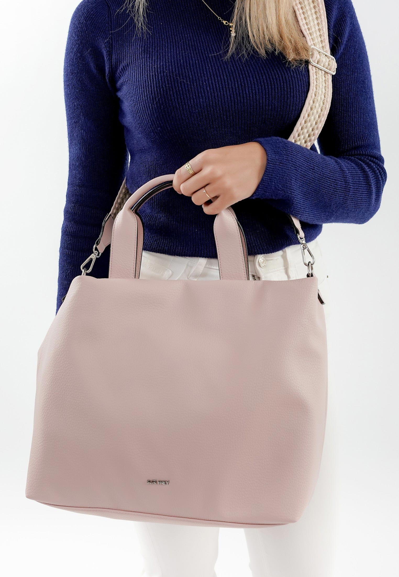 SURI FREY Shopper SFY Laury groß Pink 14255650 rose 650