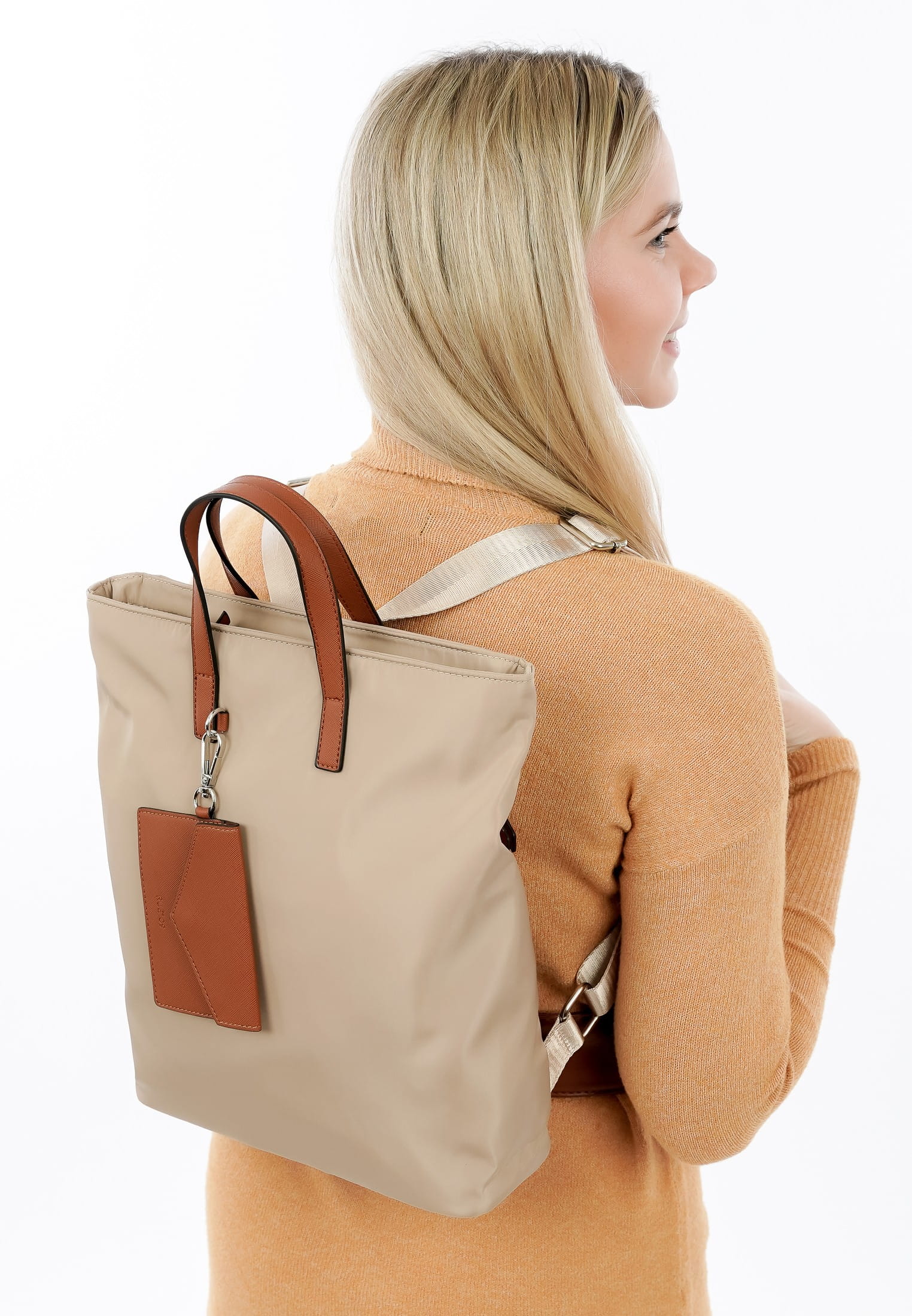 EMILY & NOAH Rucksack E&N Marseille RUE 09 groß Beige 1214420 sand 420