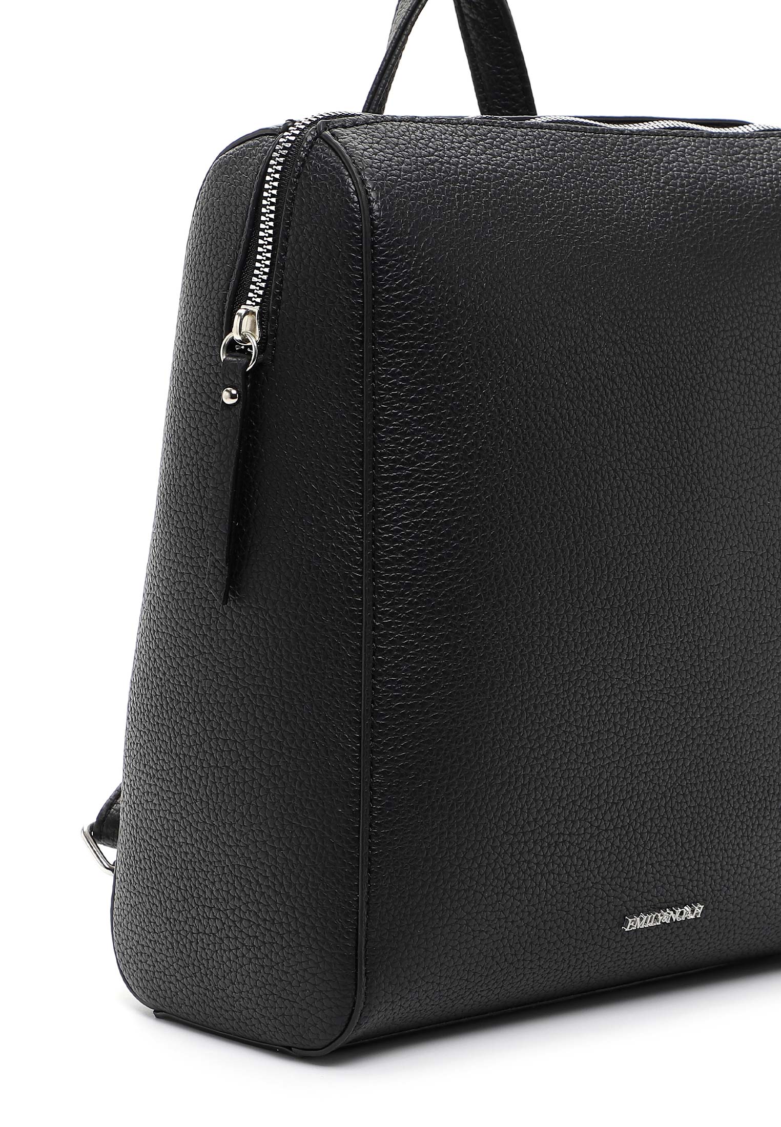 64357100_08 EMILY & NOAH Rucksack E&N Ella mittel Schwarz 64357100 black 100