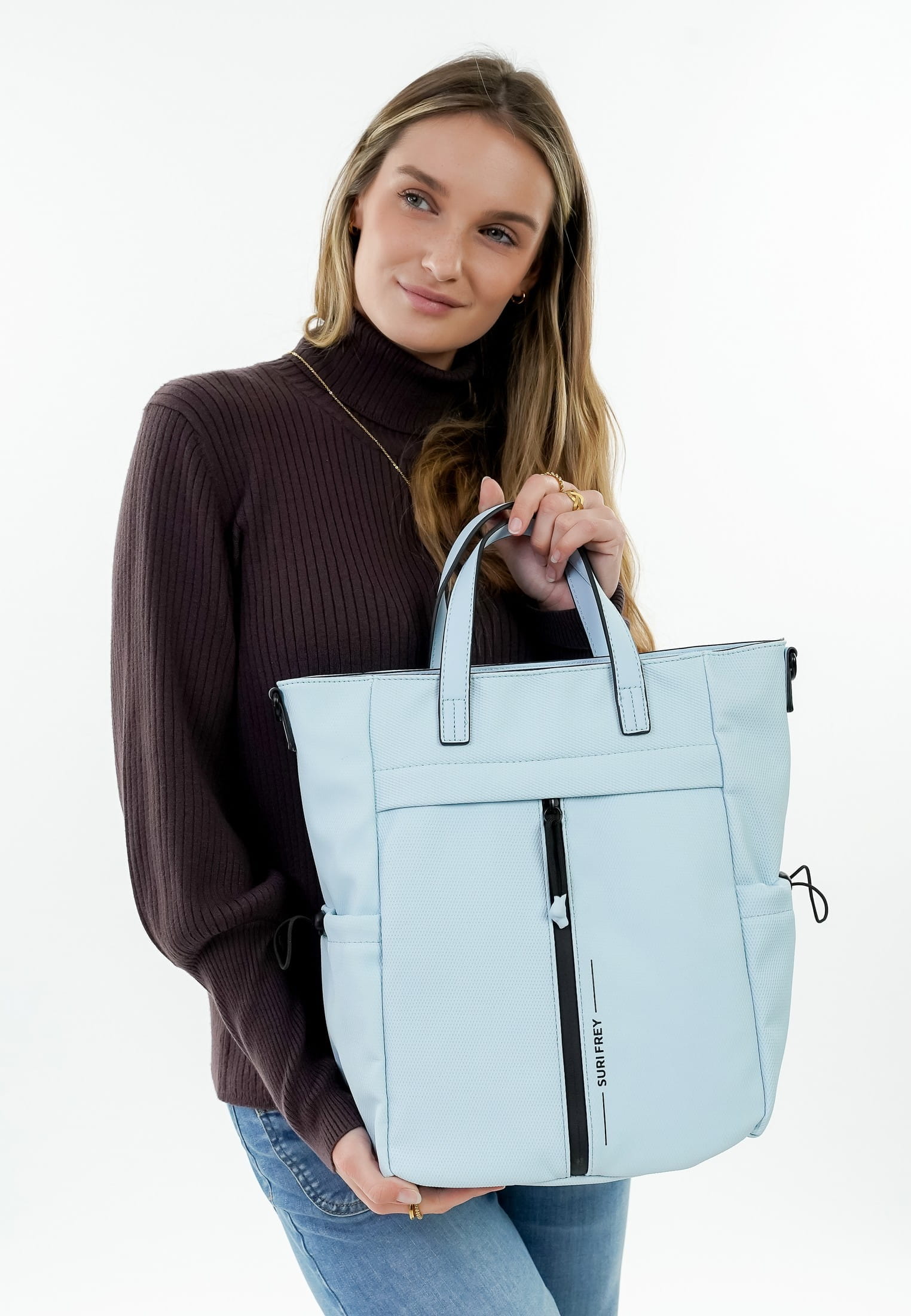 SURI FREY Shopper SFY Cindy groß Blau 14163530 lightblue 530