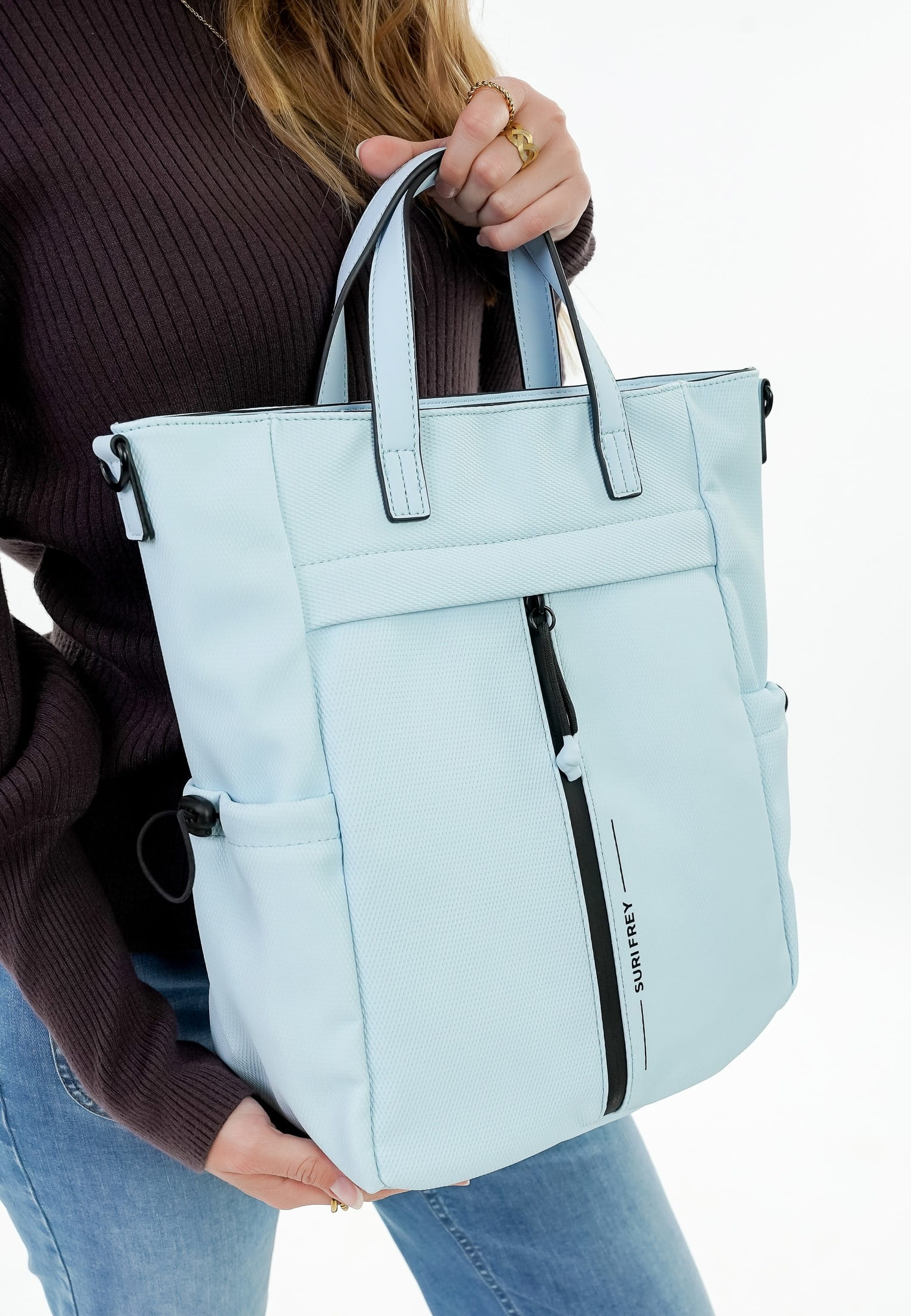 SURI FREY Shopper SFY Cindy groß Blau 14163530 lightblue 530