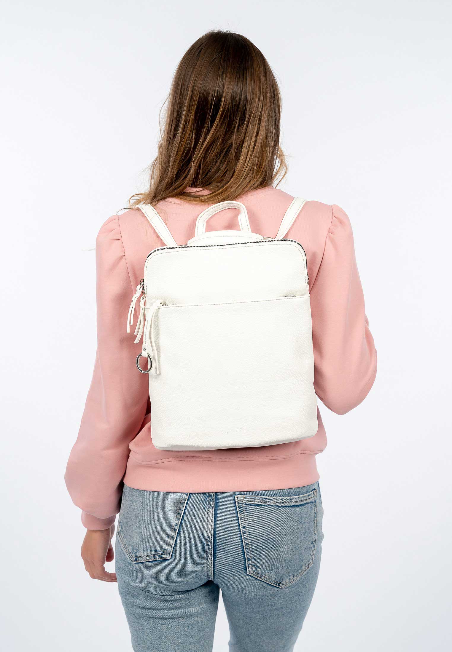 SURI FREY Rucksack Debby mittel Weiß 13606300 white 300