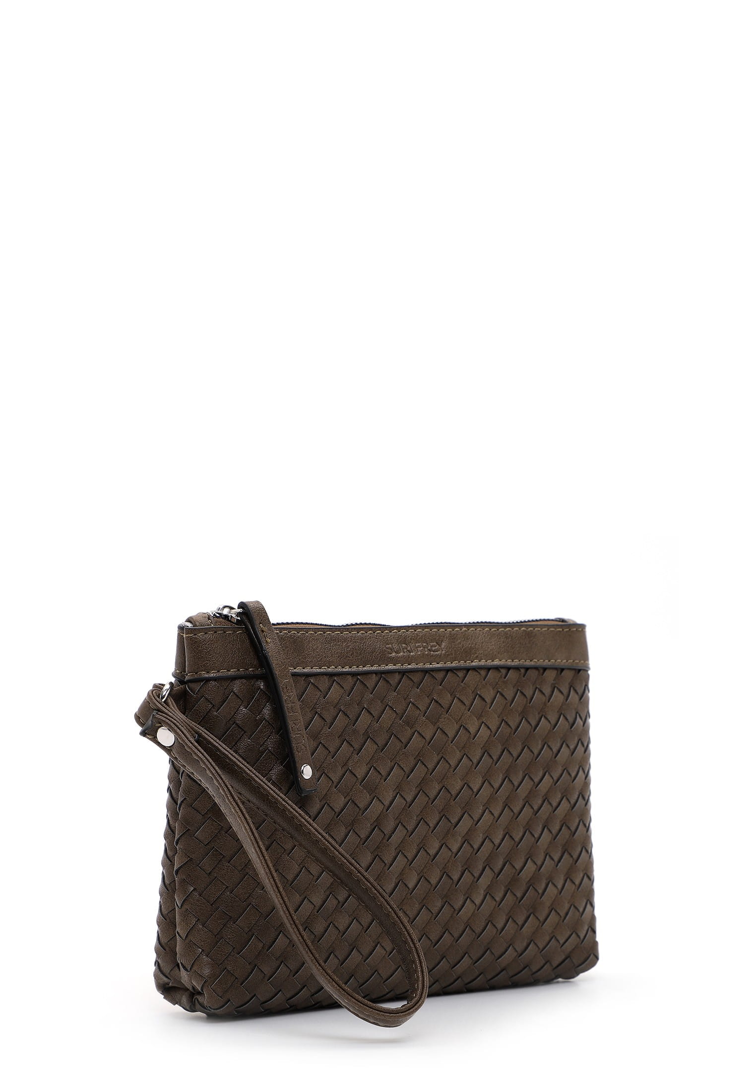 SURI FREY Kosmetiktasche Flecht Braun ML1013951 mud 951