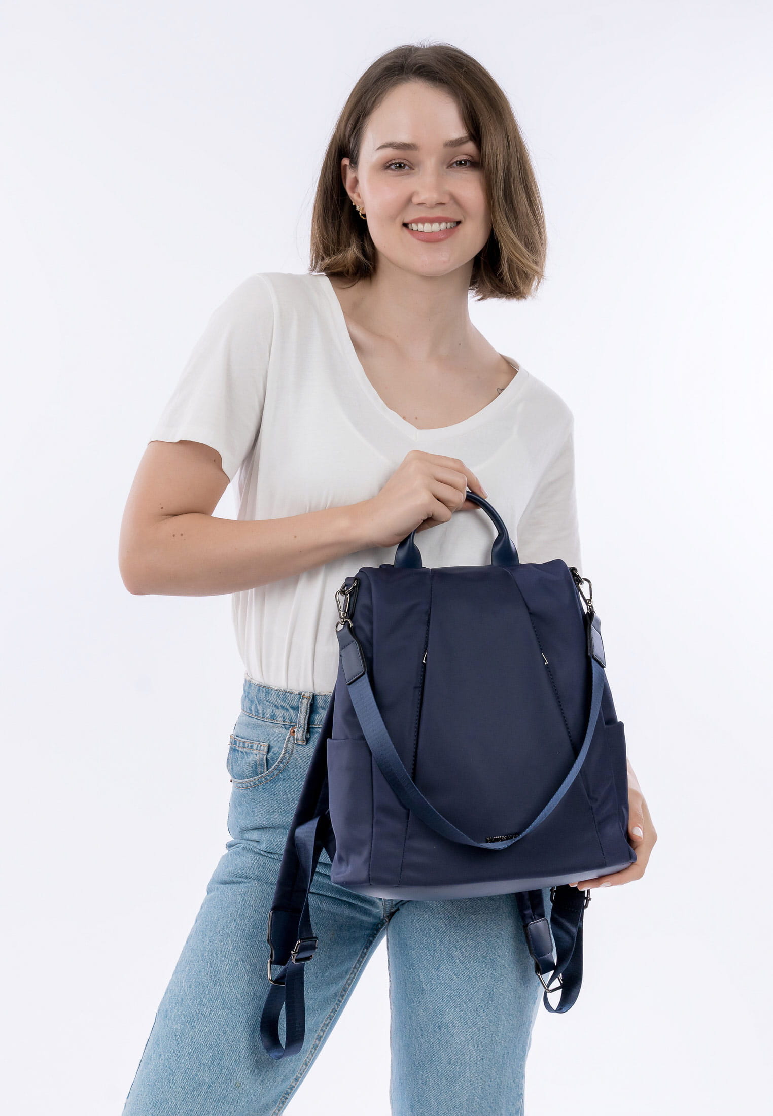 EMILY & NOAH Rucksack E&N Dena mittel Blau 64570500 blue 500