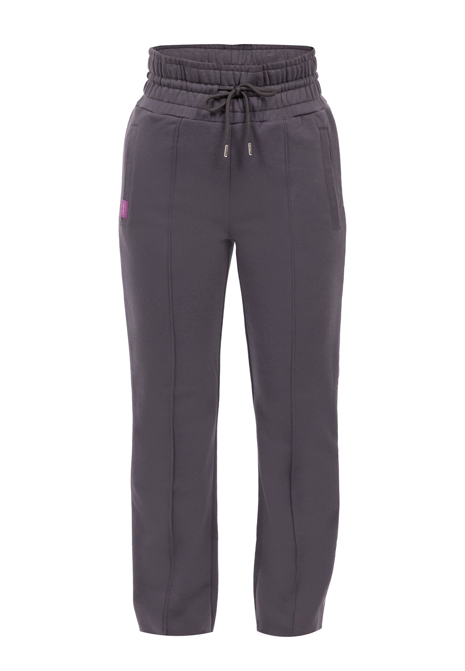 SFW10021-XS-800_01 SURI FREY Sweathose mit hohem Taillenbund Freyday Grau SFW10021-XS-800 XS