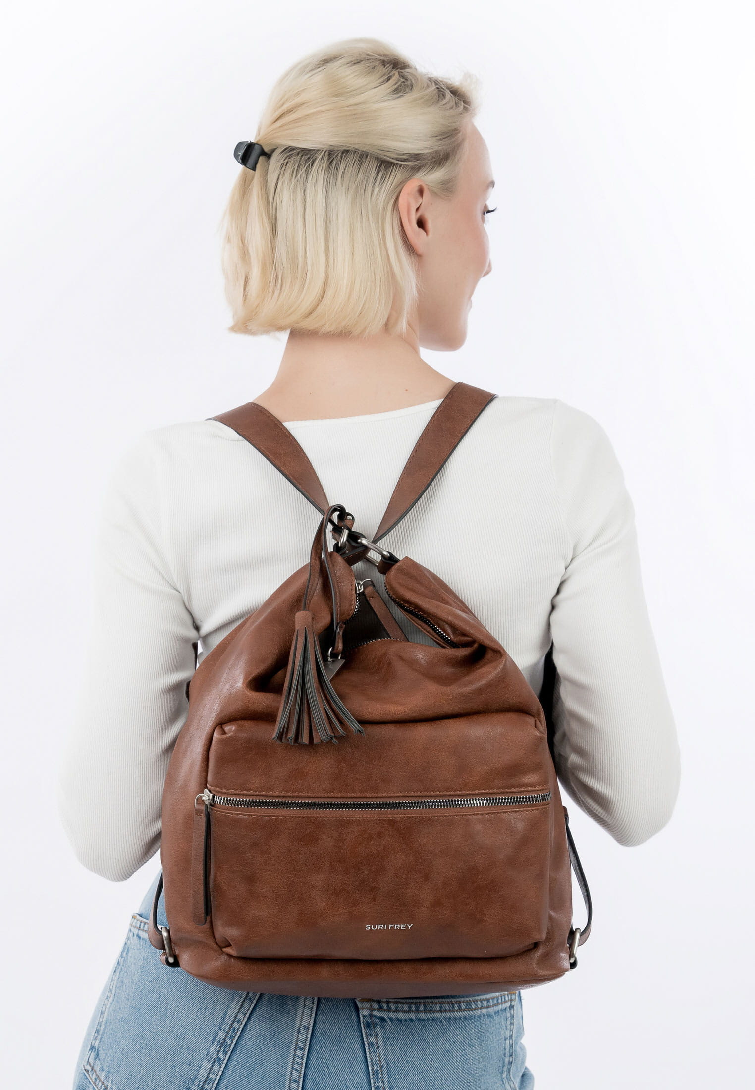 SURI FREY Rucksack SFY Carly groß Braun 14416700 cognac 700