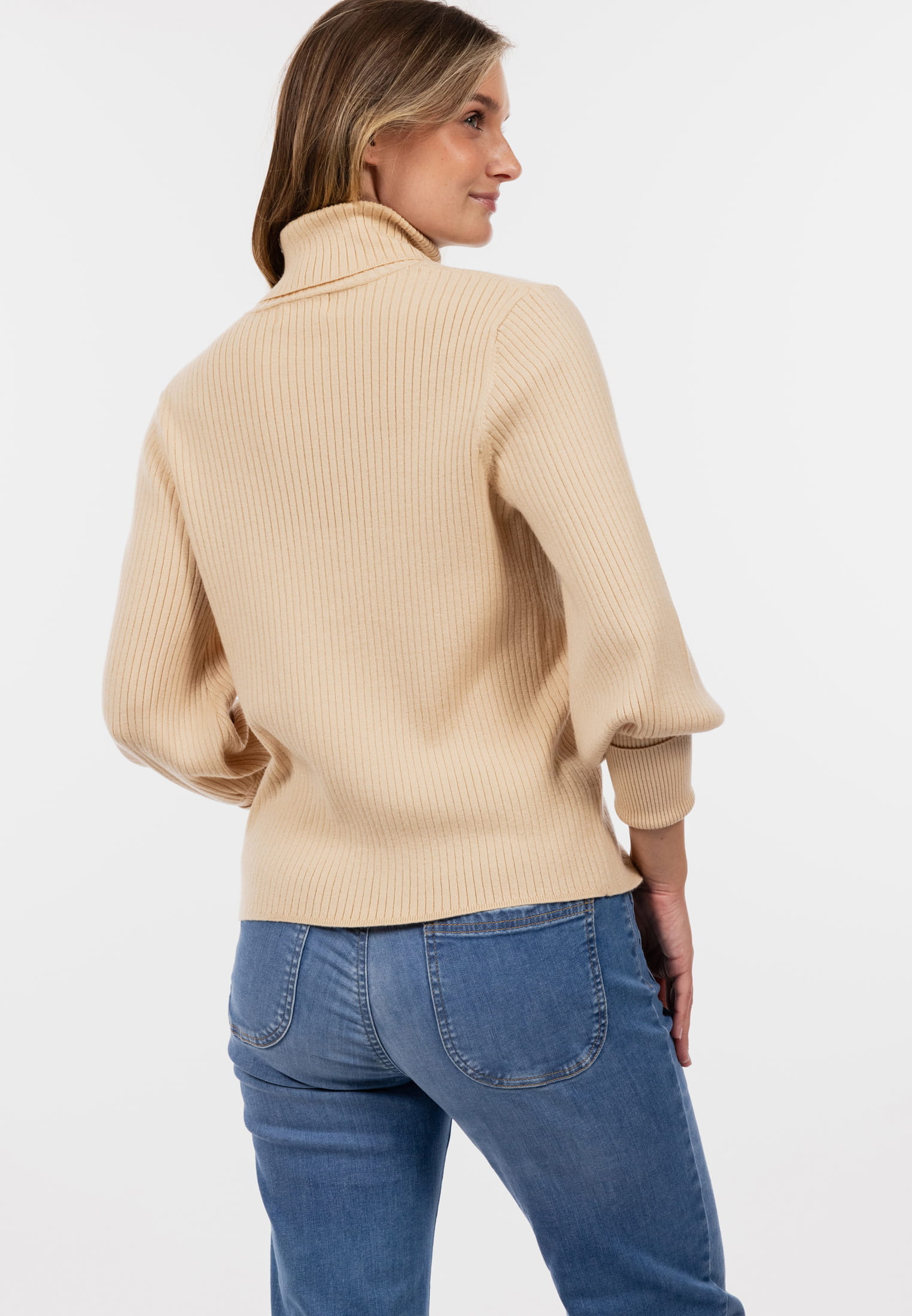 SURI FREY Rollkragenpullover Freyday Beige SFW10014-S-400 S