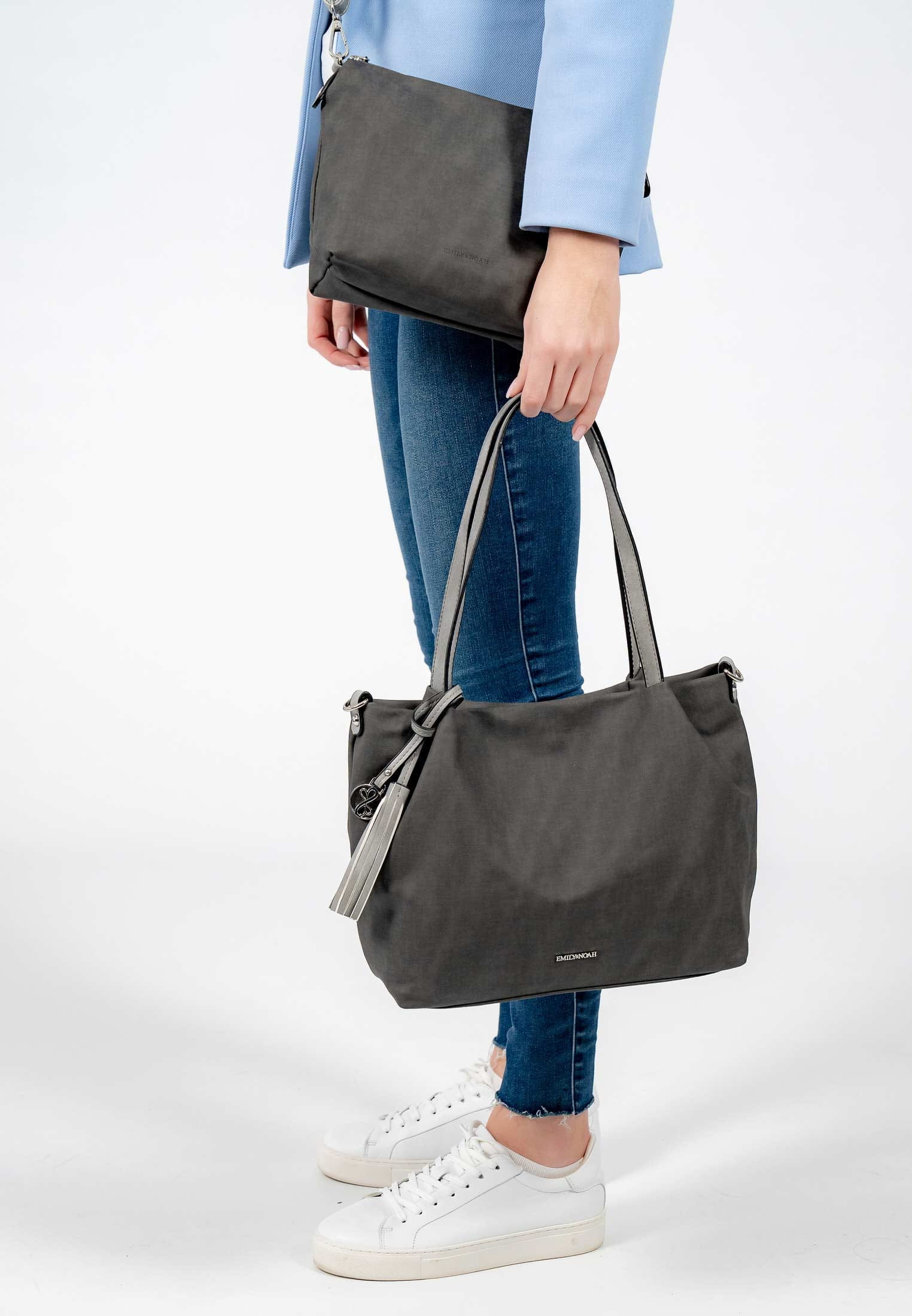 EMILY & NOAH Shopper Elke klein Grau 62791800 grey 800