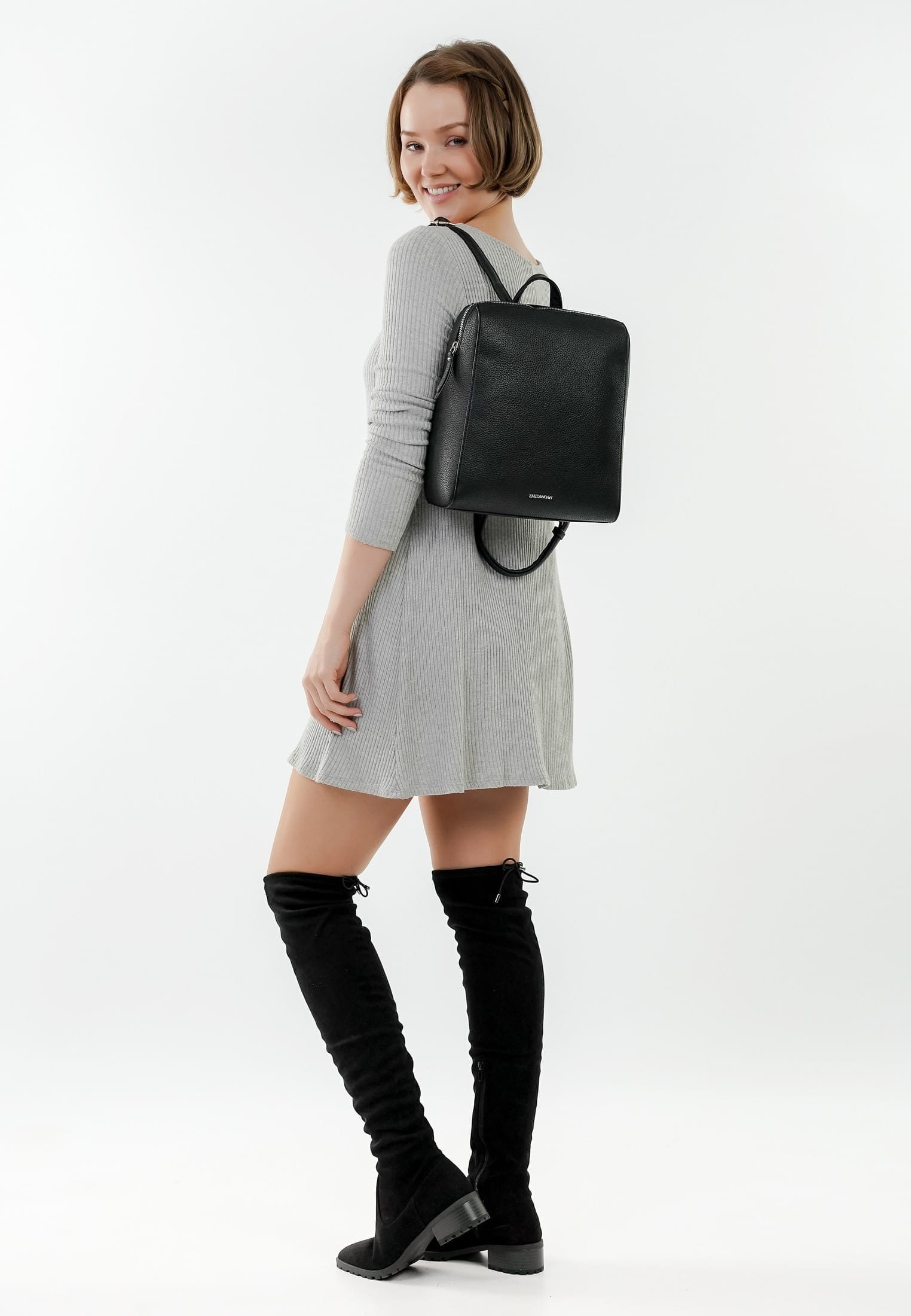64357100_02 EMILY & NOAH Rucksack E&N Ella mittel Schwarz 64357100 black 100