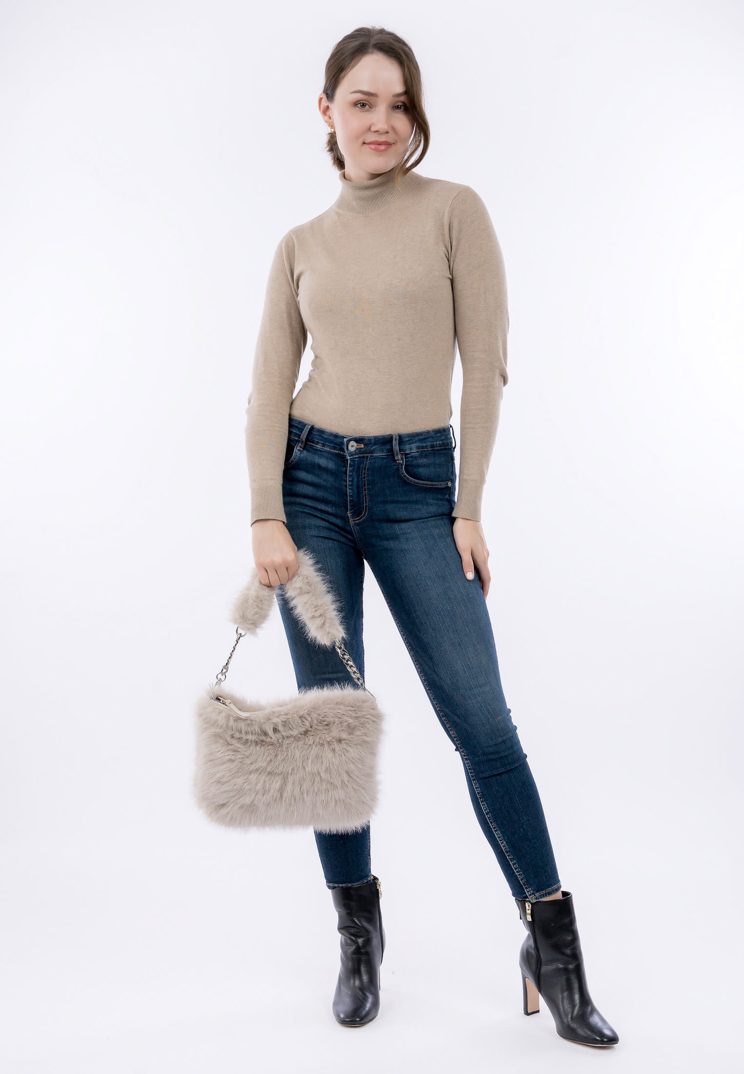 EMILY & NOAH Beutel E&N Dominique mittel Braun 64762900 taupe 900