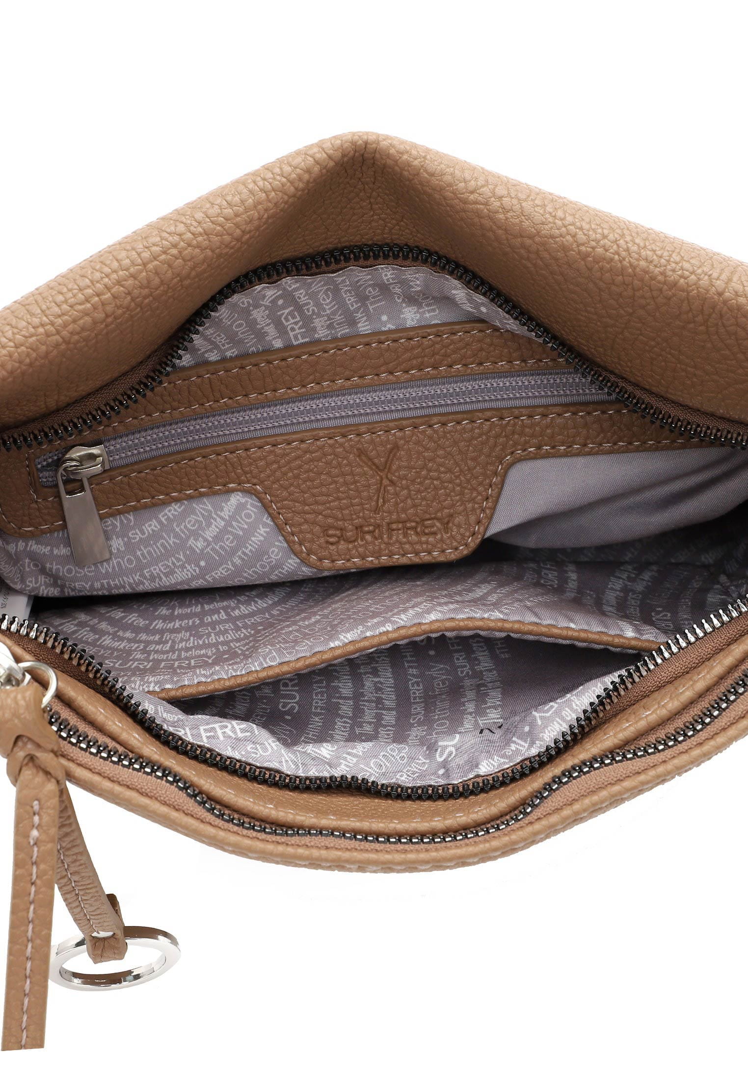 13601950_07 SURI FREY Umhängetasche Debby mittel Beige 13601950 darktaupe 950