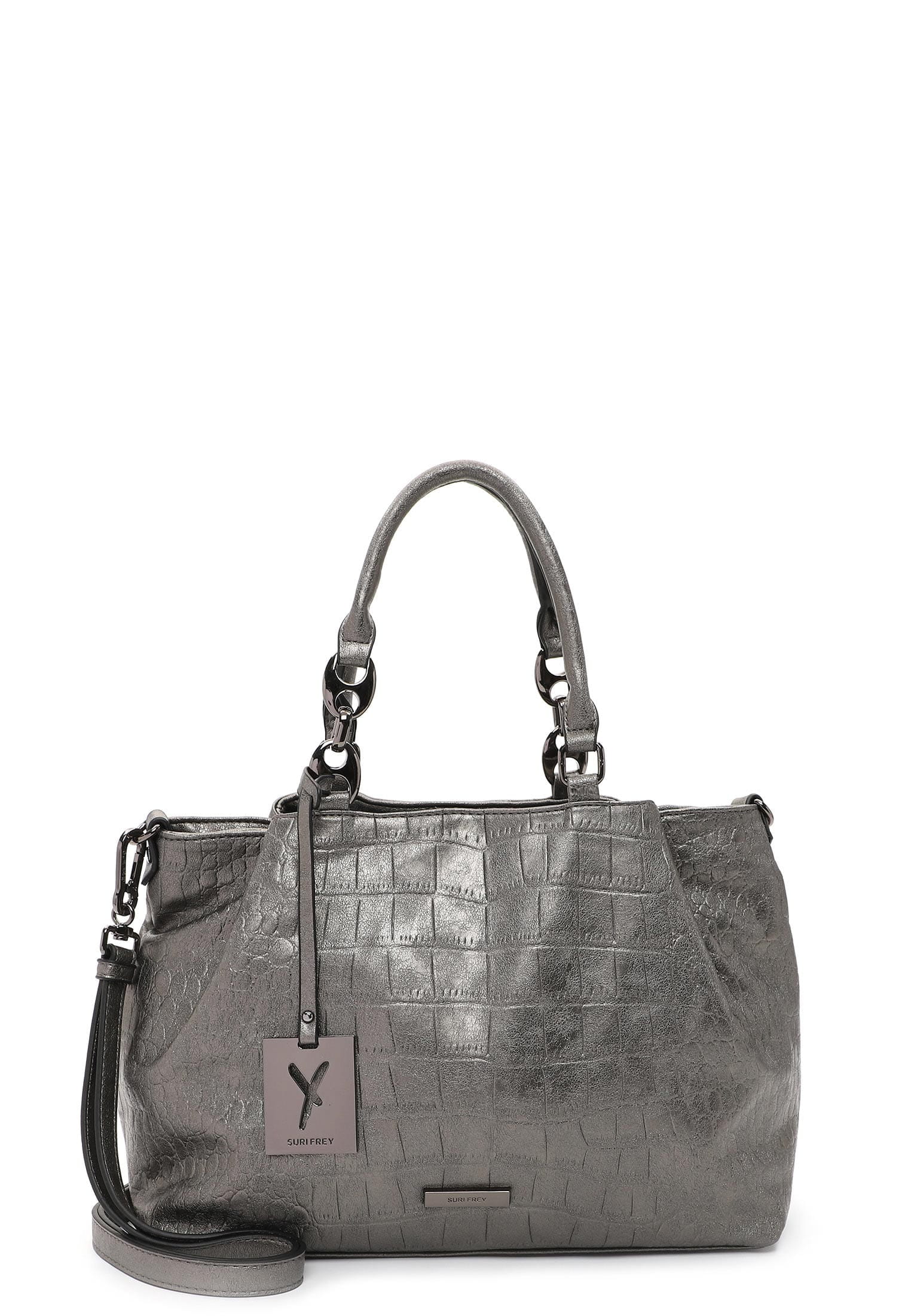 SURI FREY Shopper SFY Hadley mittel Silber 14584833 darksilver 833