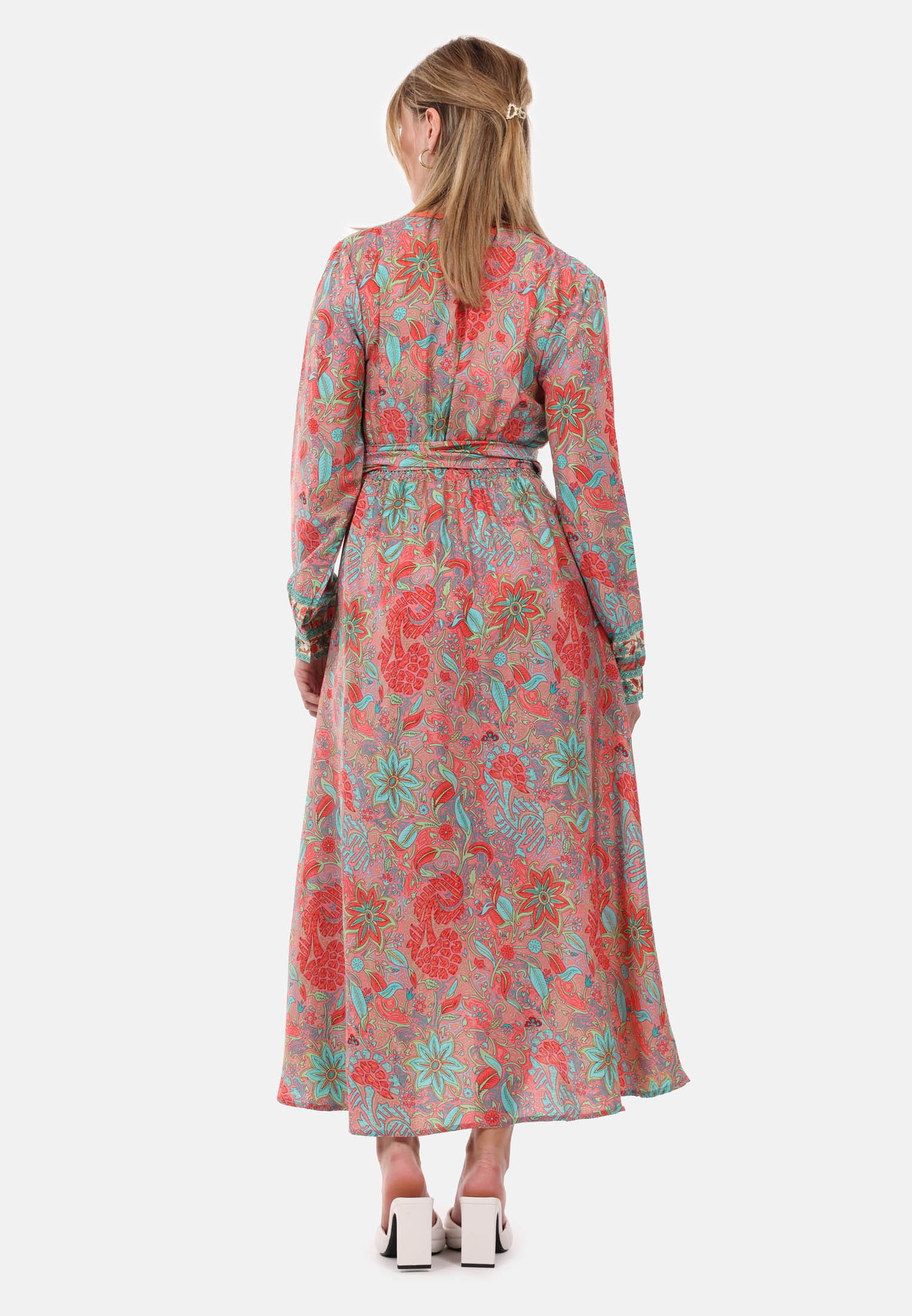 SURI FREY Wickelkleid lang SFY Freyday Pink SFW10029-M-650 M