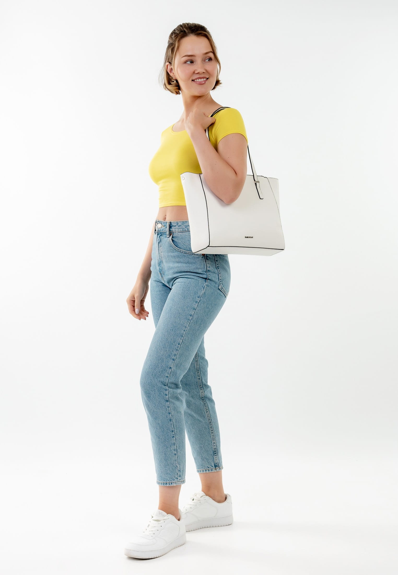 64356300_02 EMILY & NOAH Shopper E&N Ella mittel Weiß 64356300 white 300