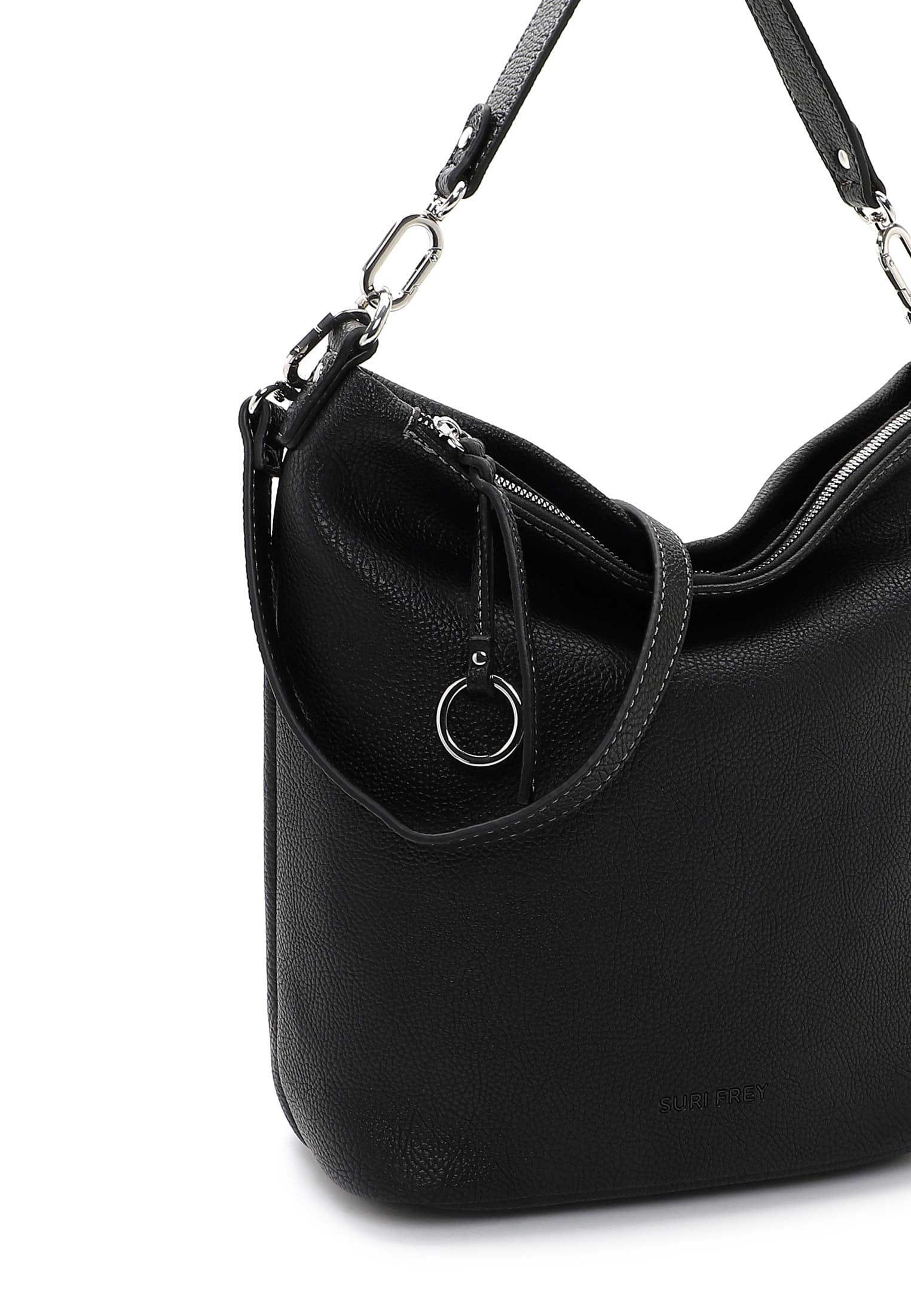13603100_08 SURI FREY Beutel Debby mittel Schwarz 13603100 black 100