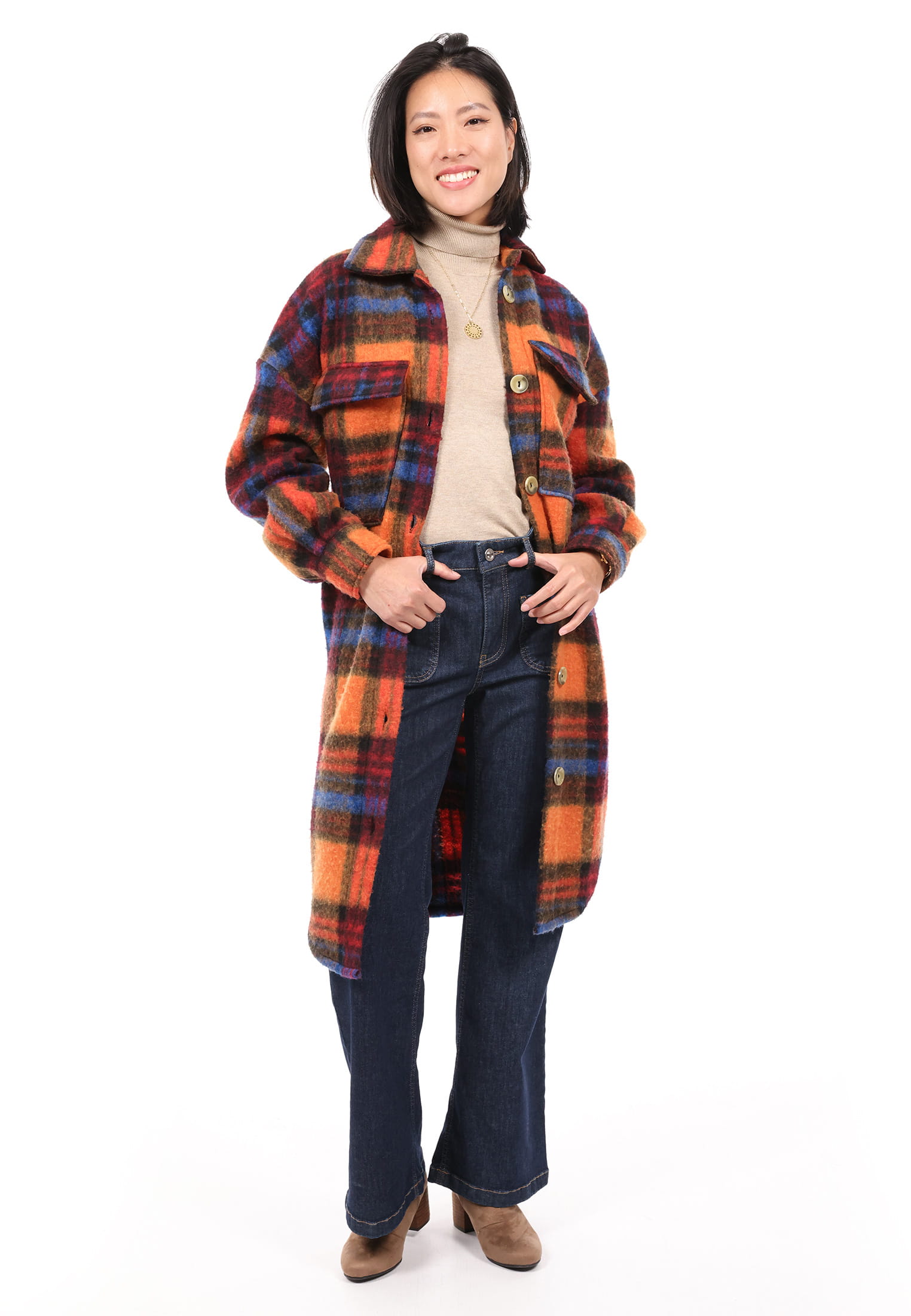 SURI FREY Wollmantel Freyday Orange SFW10013-XL-610 XL