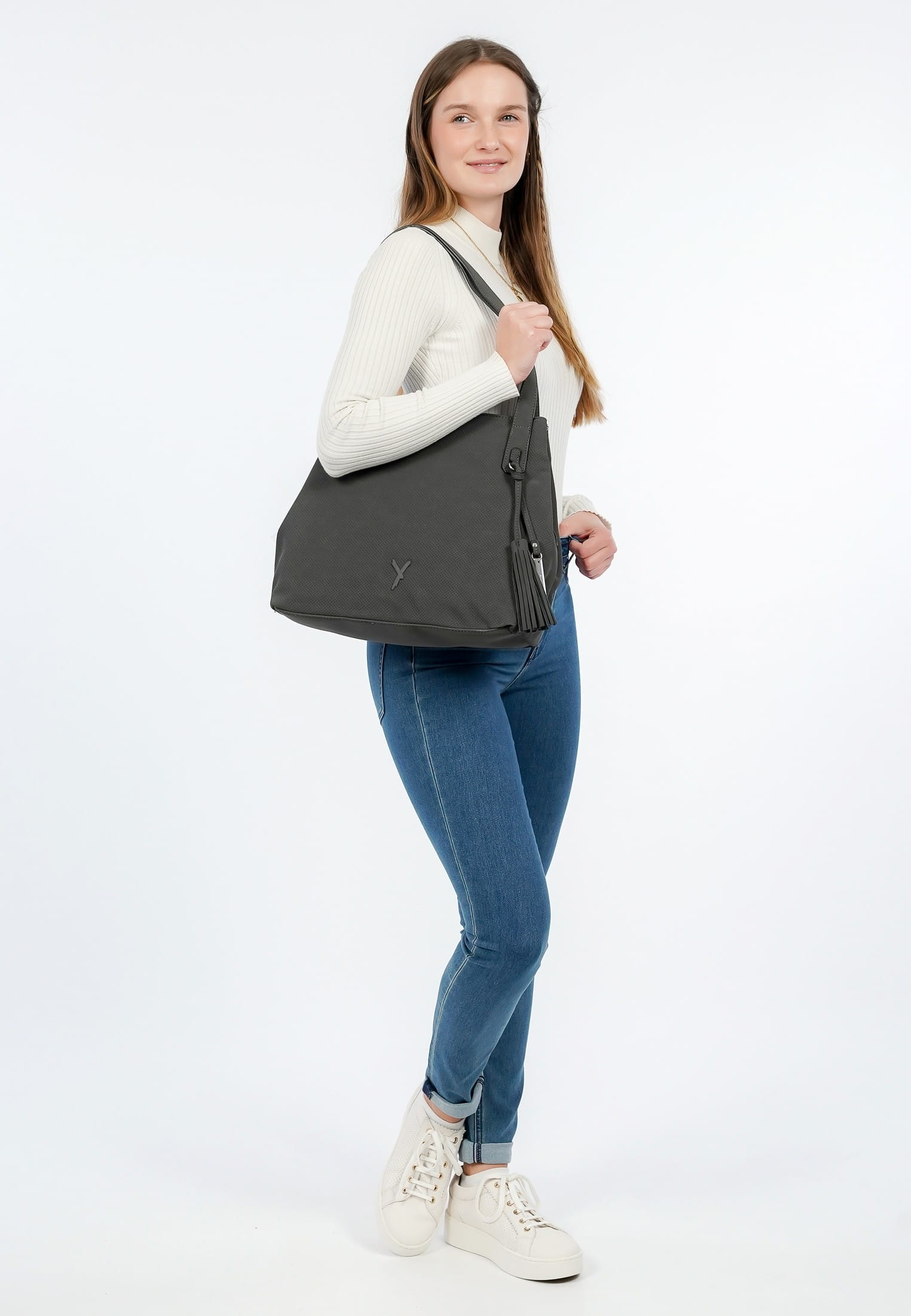 SURI FREY Shopper Romy mittel Grau 12409840 darkgrey 840