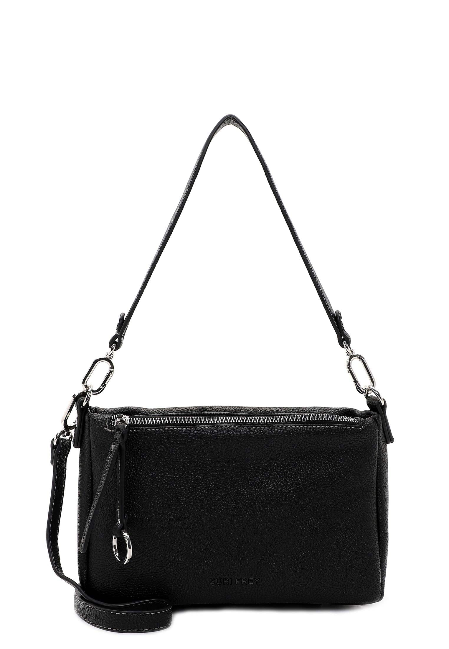13601100_01 SURI FREY Umhängetasche Debby mittel Schwarz 13601100 black 100