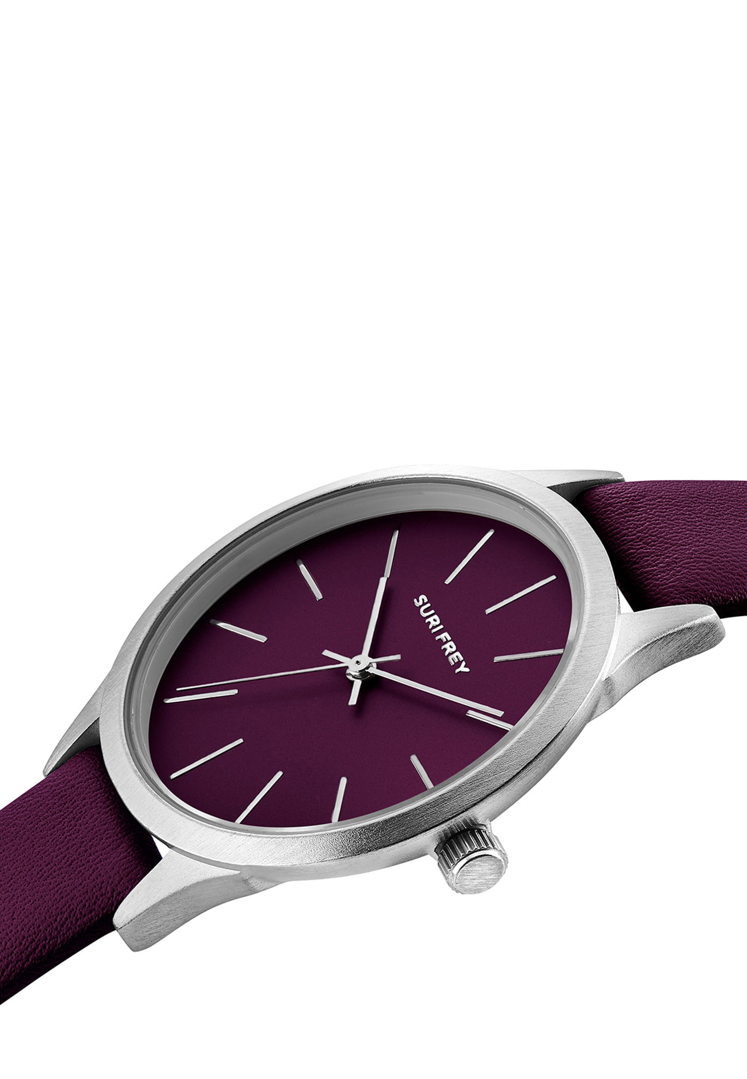 SURI FREY Damenuhr SFY Nicky Lila 6071 aubergine silber