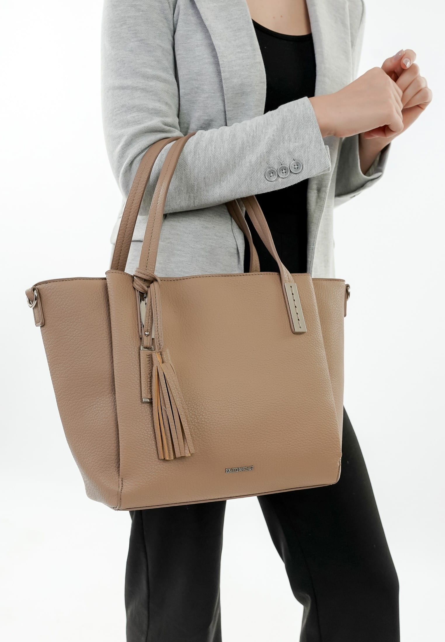 EMILY & NOAH Shopper E&N Brooke mittel Braun 64550900 taupe 900