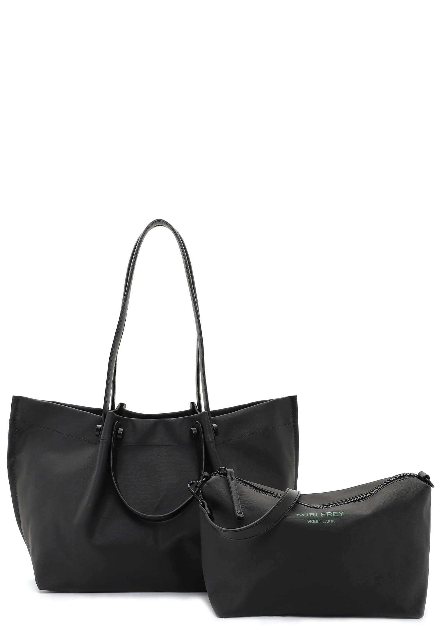 SURI FREY Shopper SURI Green - Nelly groß Schwarz 19074100 black 100