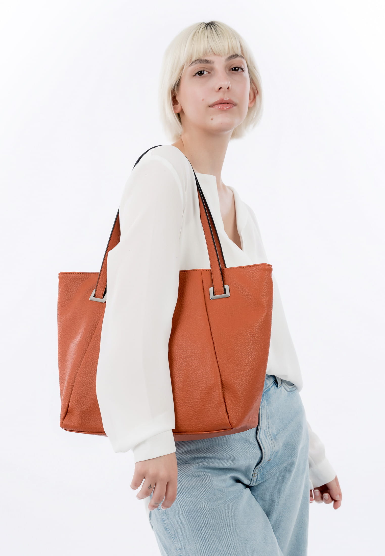 EMILY & NOAH Shopper E&N Amiens RUE 09 mittel Rot 1402624 rust 624