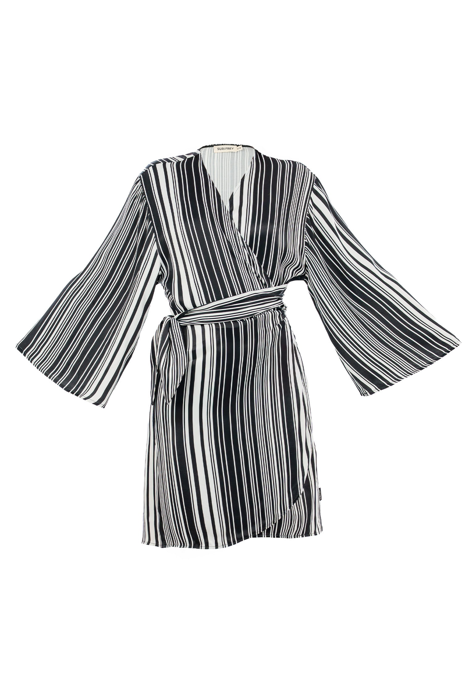 Satin-Wickelkleid kurz SFY Freyday Satin-Wickelkleid kurz SFY Freyday